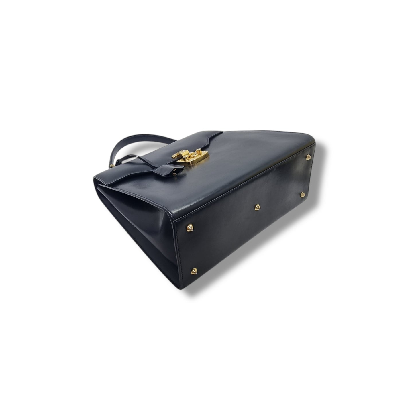Gucci Vintage Lady Lock Tote Bag Ghw ( Black)