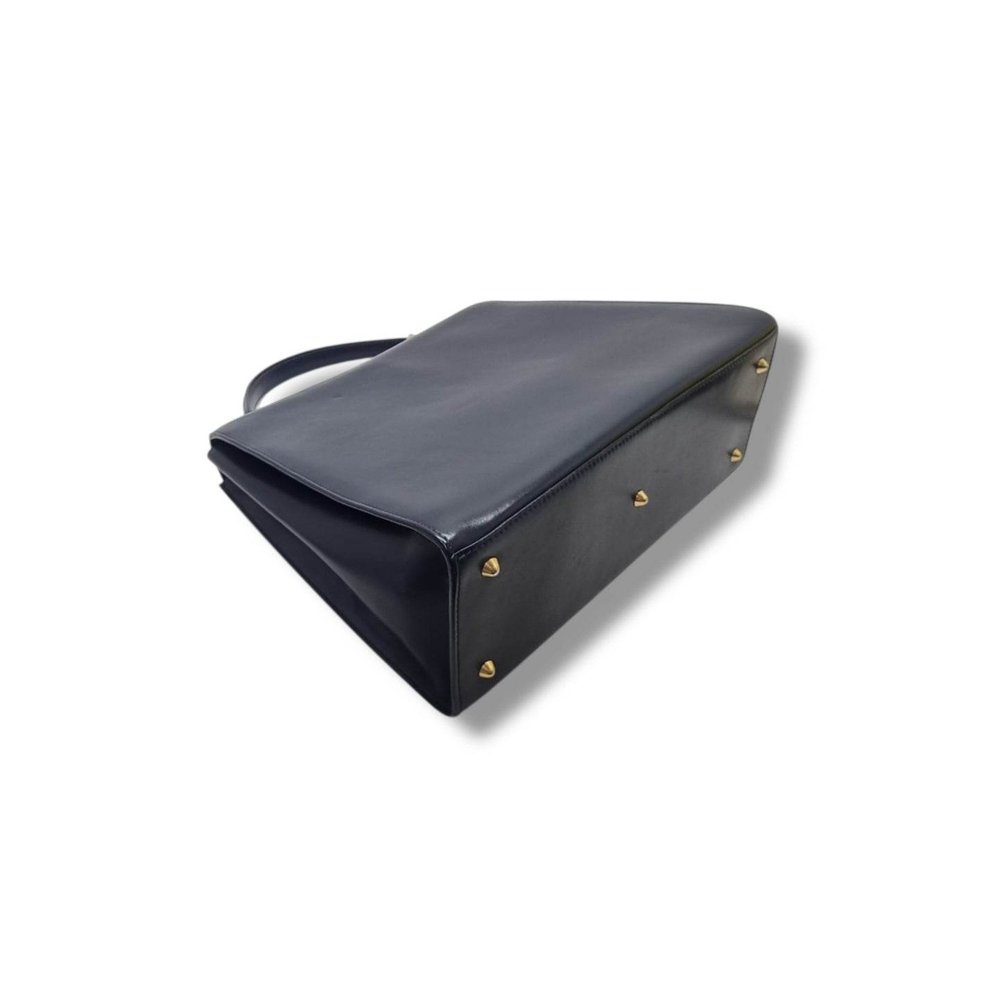Gucci Vintage Lady Lock Tote Bag Ghw ( Black)