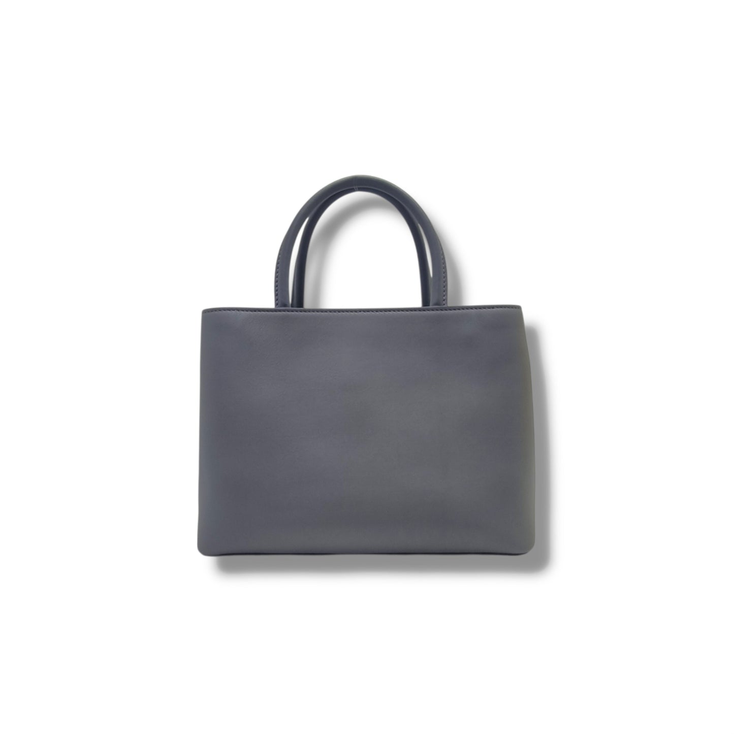 Fendi Petit 2 Jours Leather Tote Bag Shw (Grey)