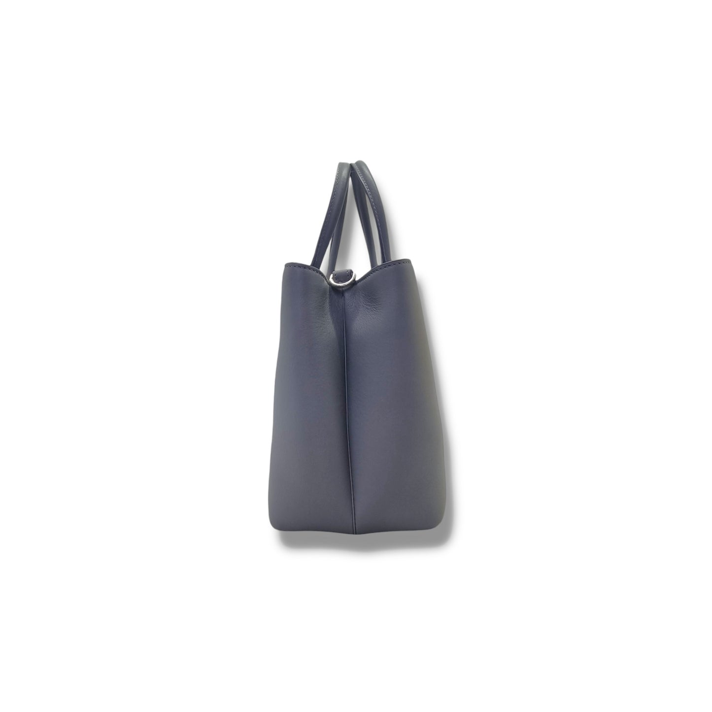 Fendi Petit 2 Jours Leather Tote Bag Shw (Grey)