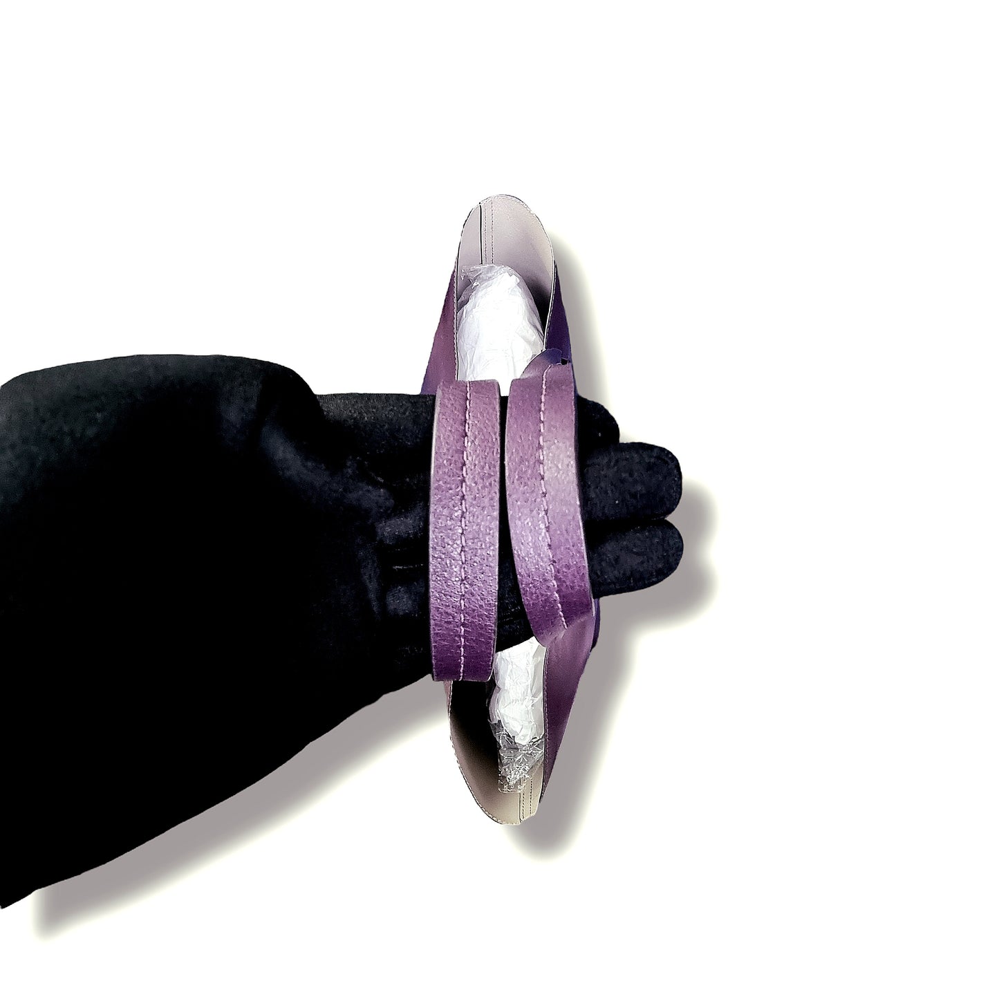 Michael Kors Cameron Leather Reversible Shoulder Bag Ghw (Voilet)