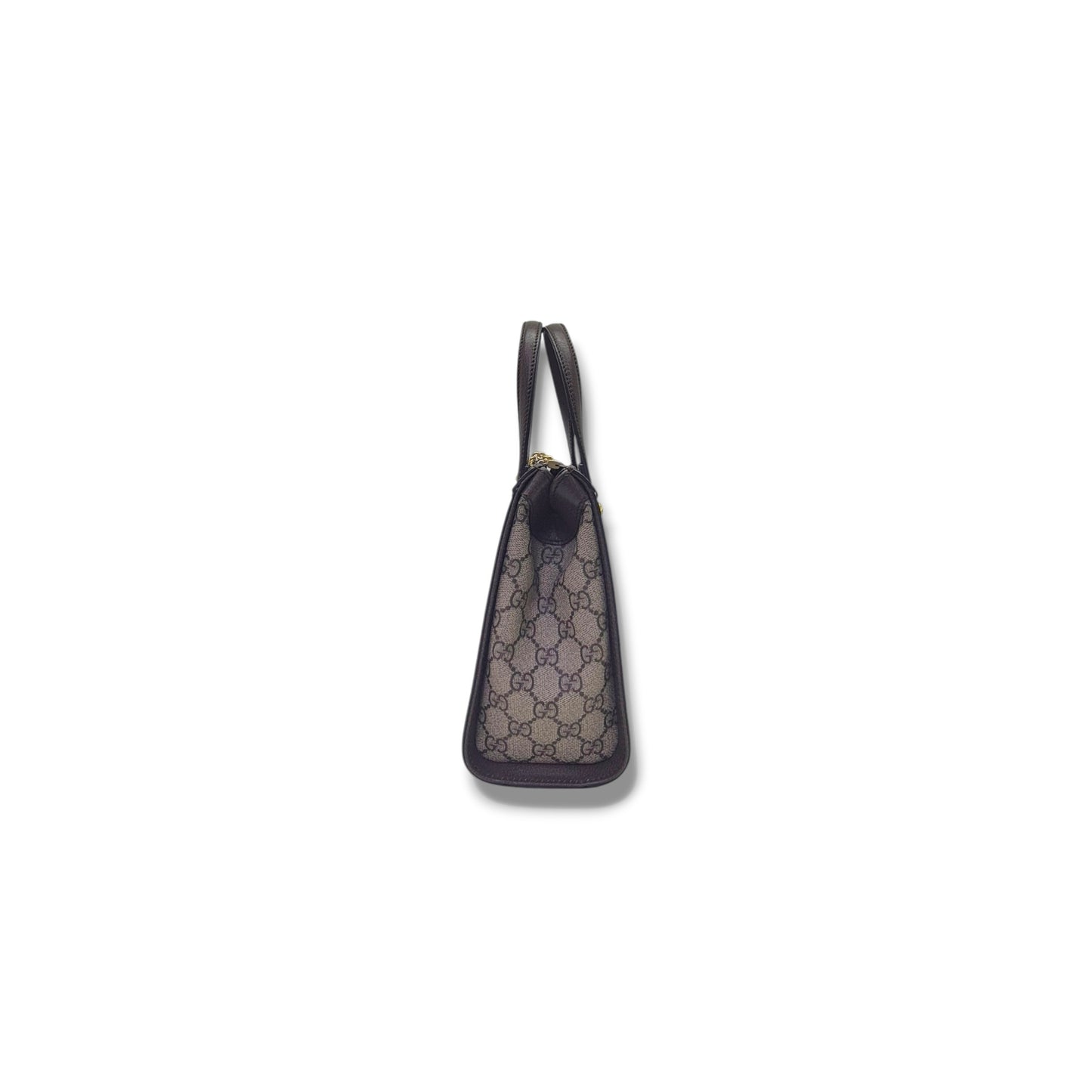 Gucci GG Supreme Canvas Ophidia Small Tote Ghw (Brown)