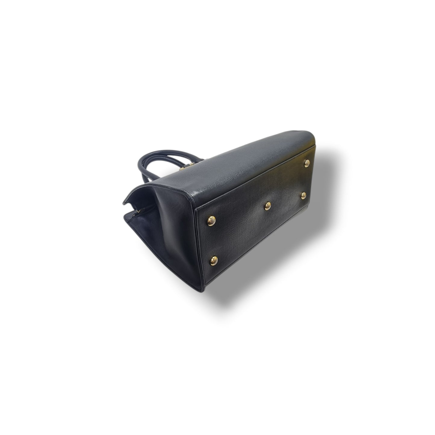 YSL Cabas Chyc Small Leather Bag Ghw (Black)