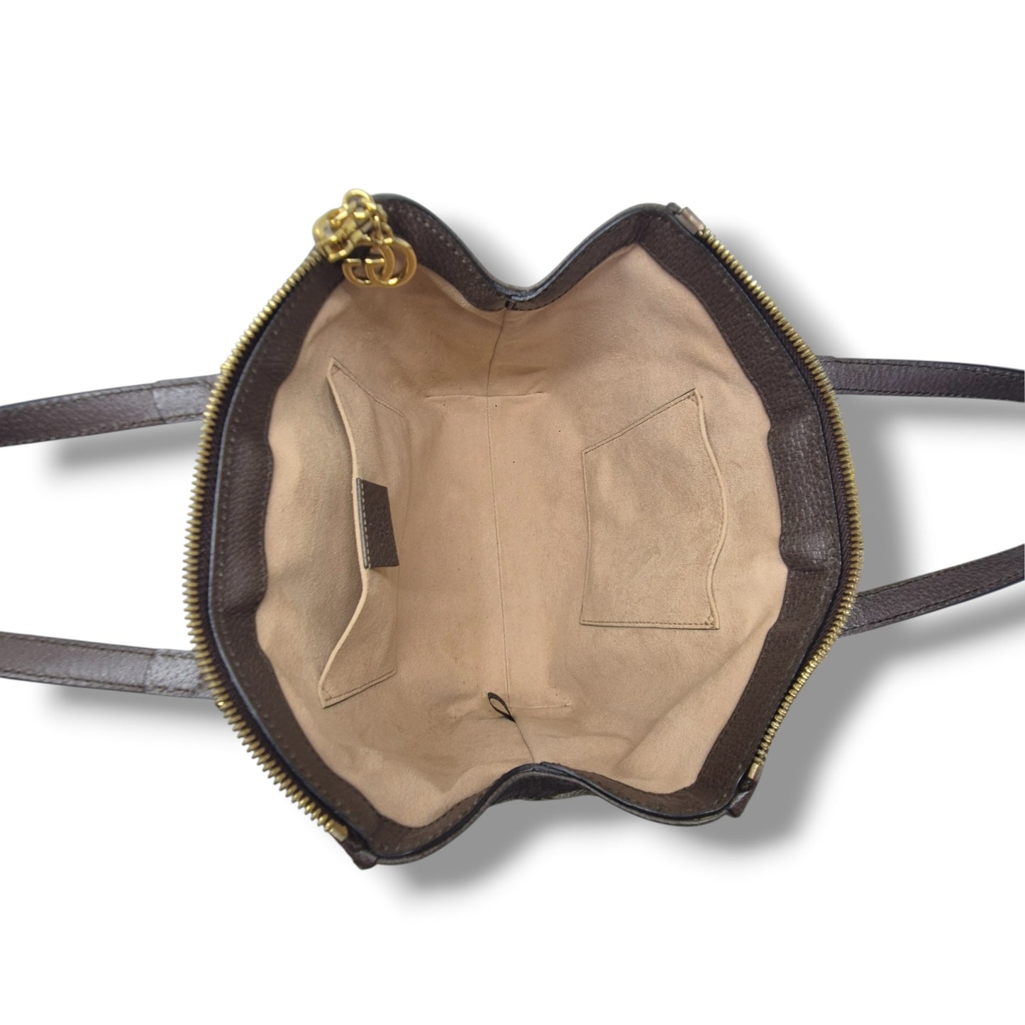Gucci GG Supreme Canvas Ophidia Small Tote Ghw (Brown)