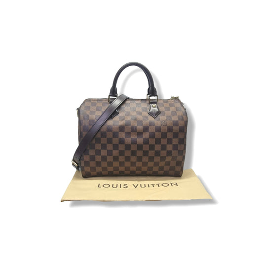 Louis Vuitton Speedy 30B Damier Ebene Ghw
