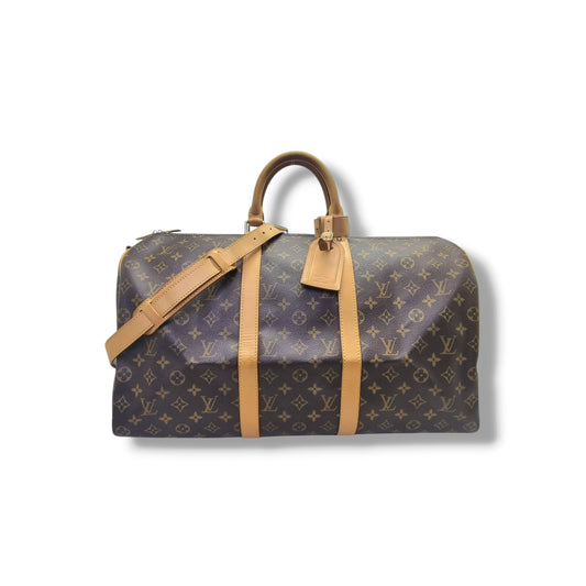 Louis Vuitton Keepall 50B Monogram Ghw