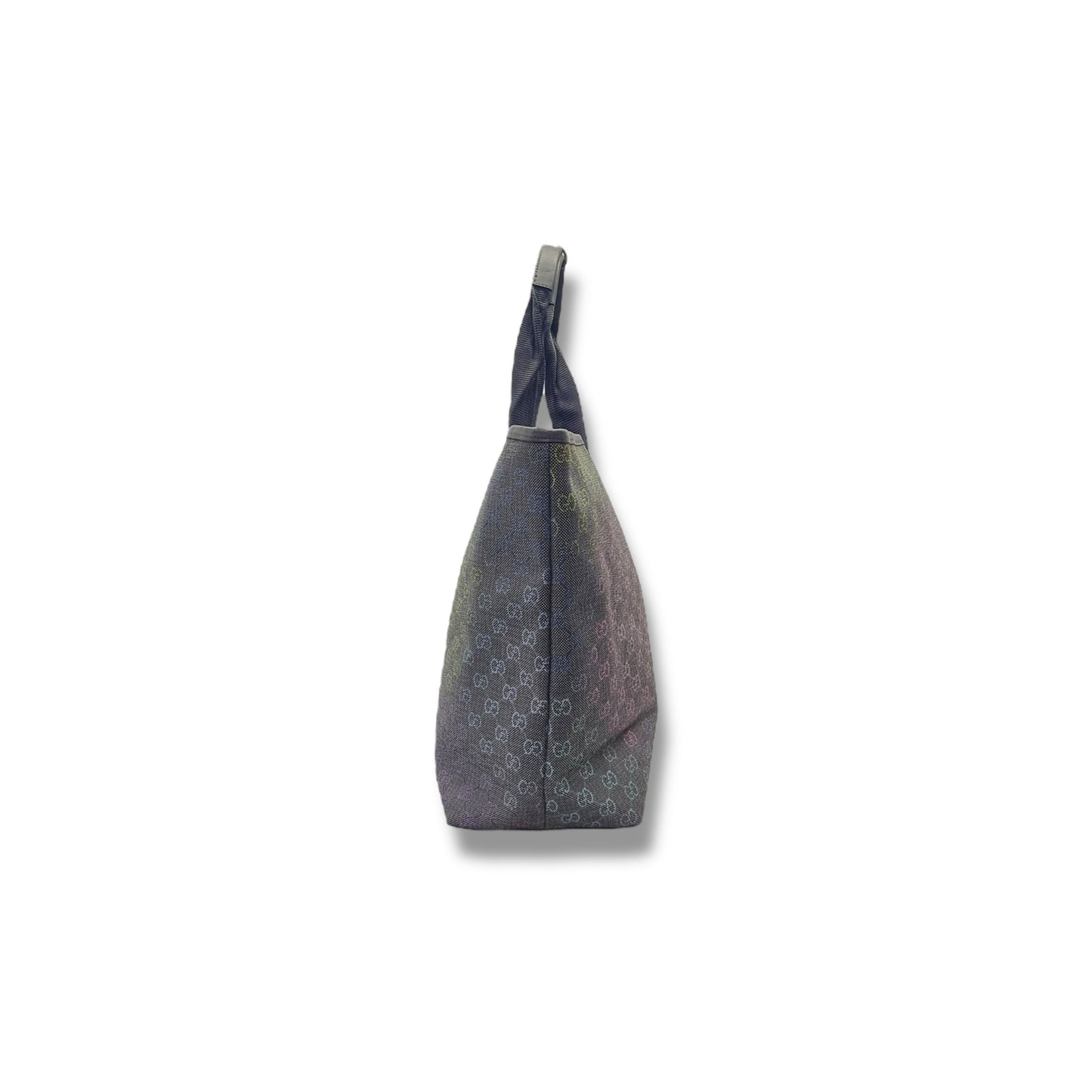 Gucci GG Gradient Logo Canvas Shoulder Bag Shw (Grey Multicolor)