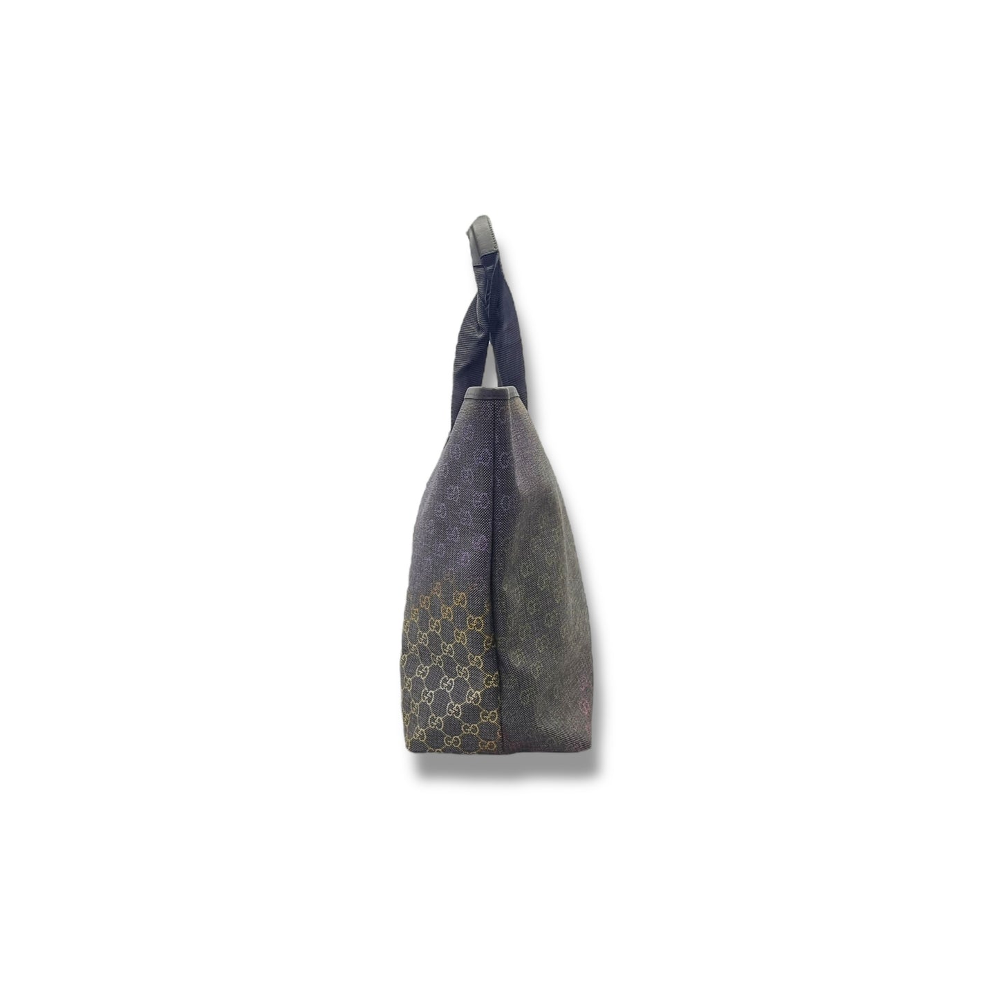 Gucci GG Gradient Logo Canvas Shoulder Bag Shw (Grey Multicolor)