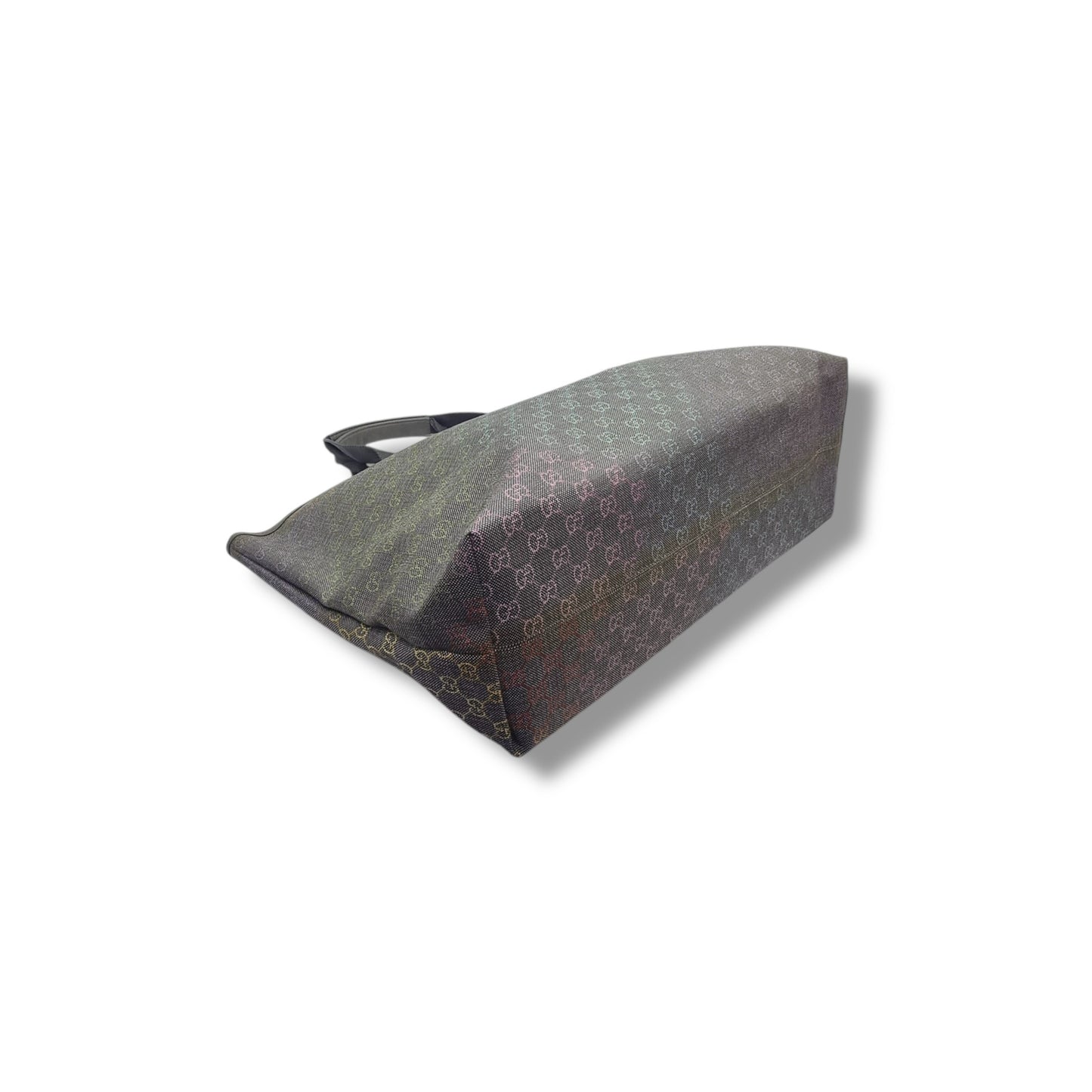 Gucci GG Gradient Logo Canvas Shoulder Bag Shw (Grey Multicolor)