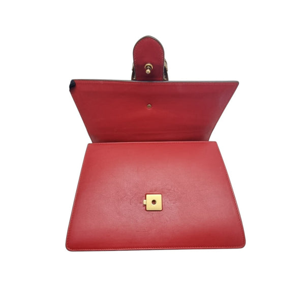 Gucci Dionysus Bamboo Top Handle Tote Bag Ghw (Red)