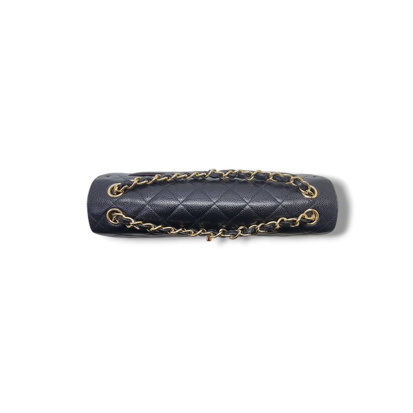Chanel Classic Jumbo Double Flap Caviar Shw (Black)