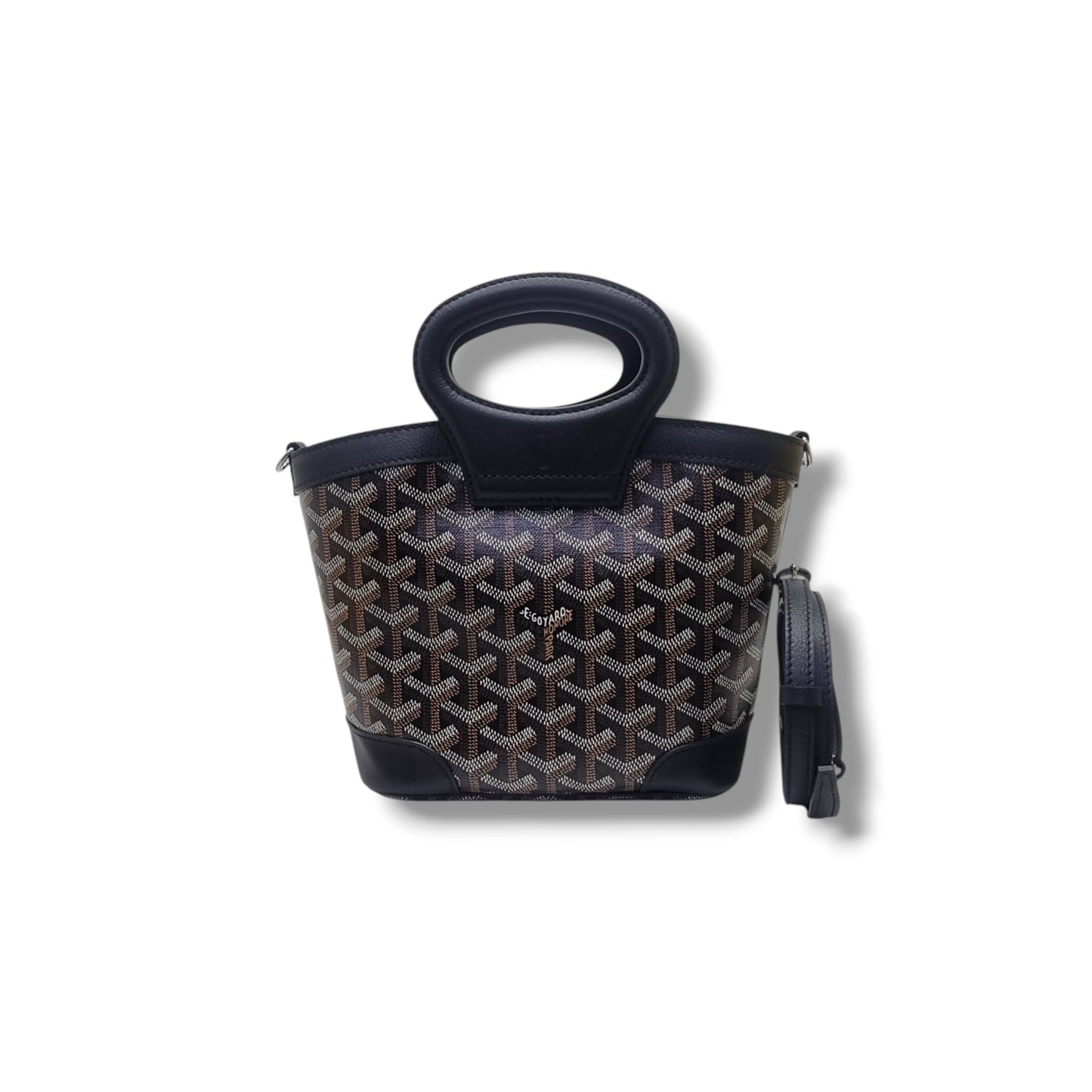 Goyard Beluga Mini Goyardine Canvas Palladium Hardware (Green)