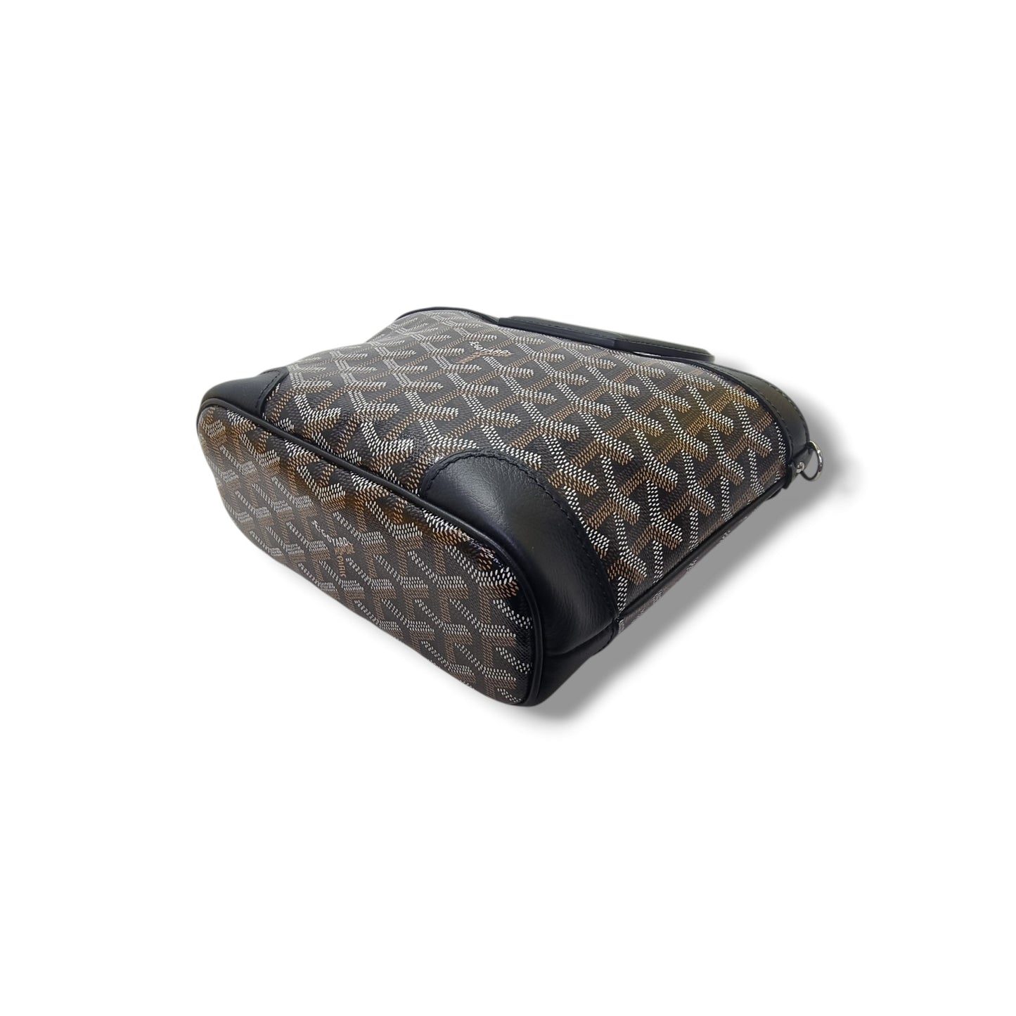 Goyard Beluga Mini Goyardine Canvas Palladium Hardware (Green)