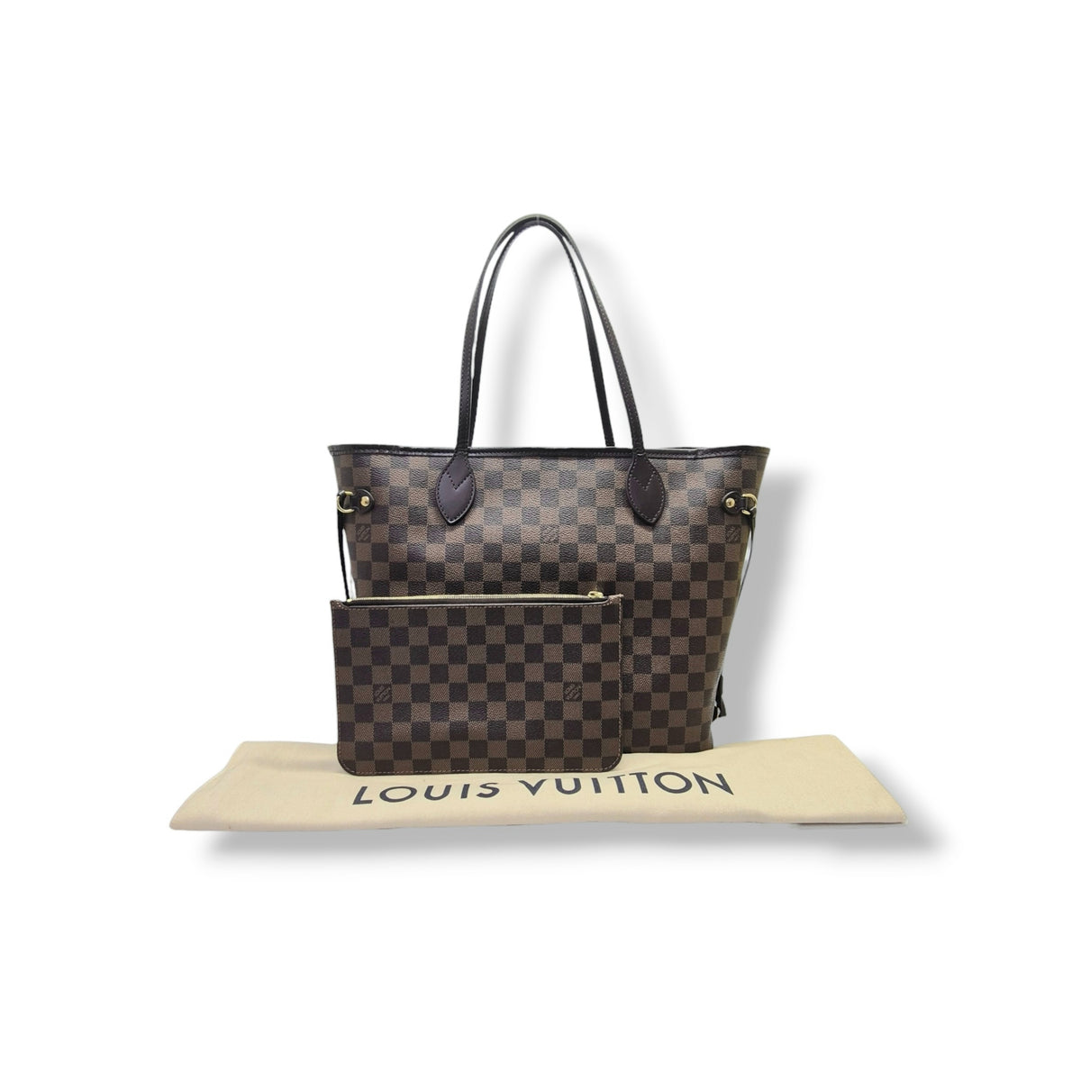 Louis Vuitton Neverfull MM Damier Ebene Ghw