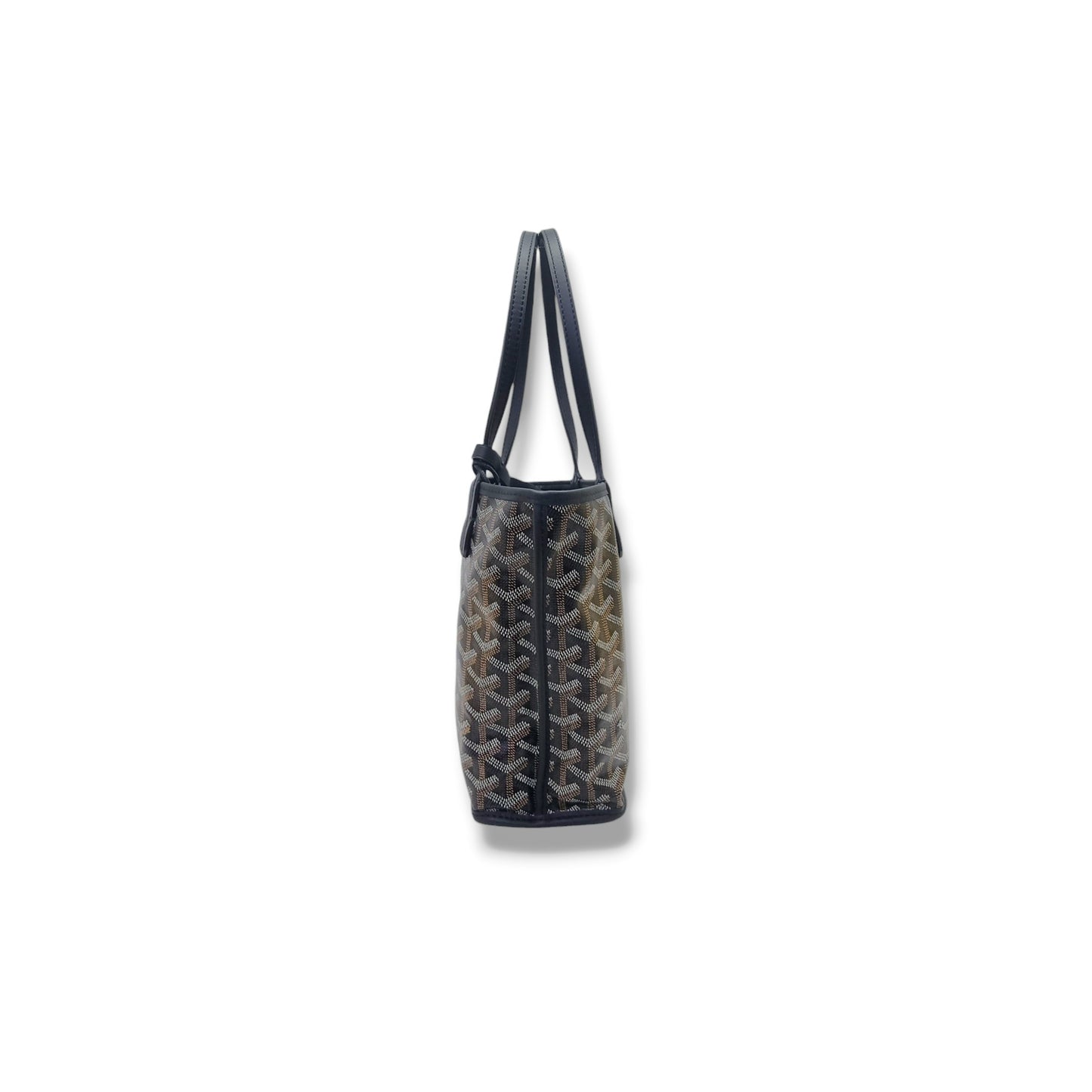 Goyard Anjou Mini Goyardine Canvas (Black/Tan)