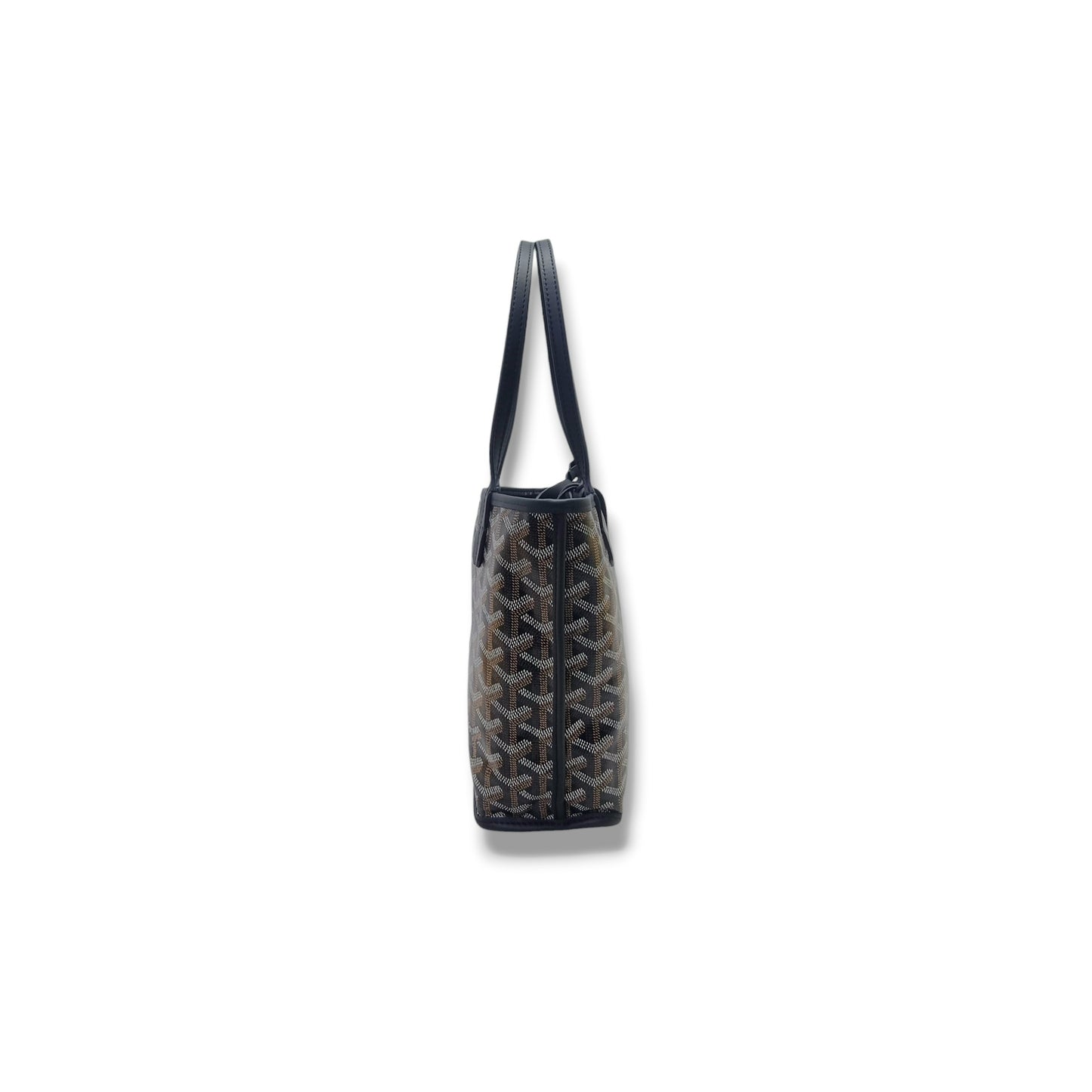 Goyard Anjou Mini Goyardine Canvas (Black/Tan)