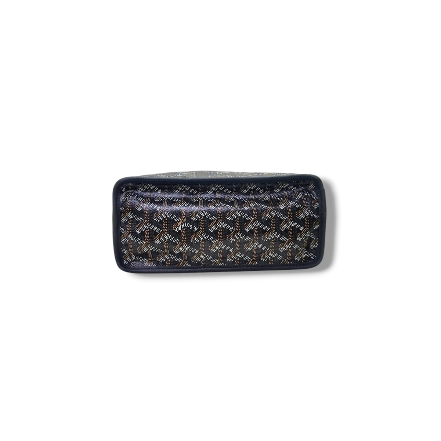 Goyard Anjou Mini Goyardine Canvas (Black/Tan)