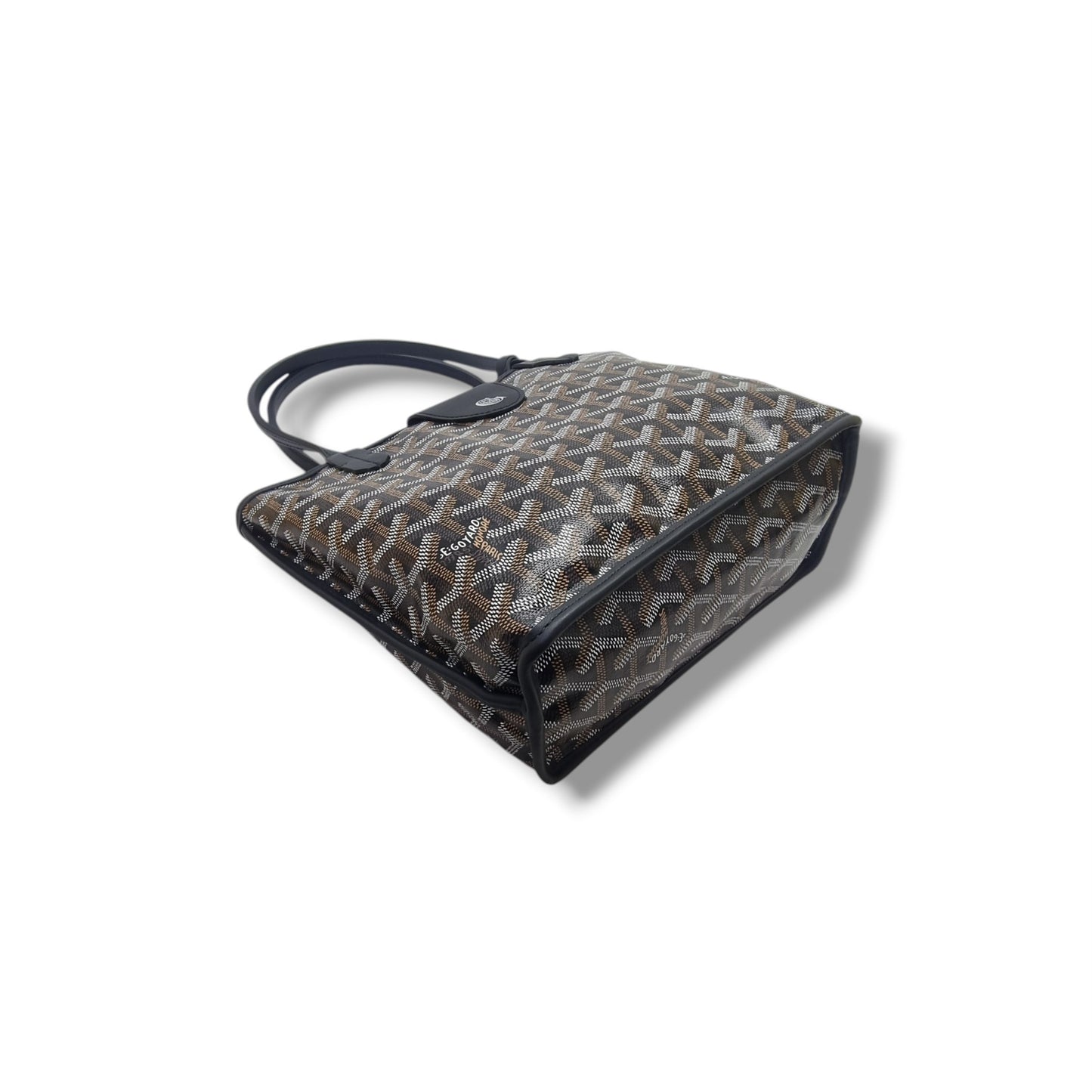 Goyard Anjou Mini Goyardine Canvas (Black/Tan)