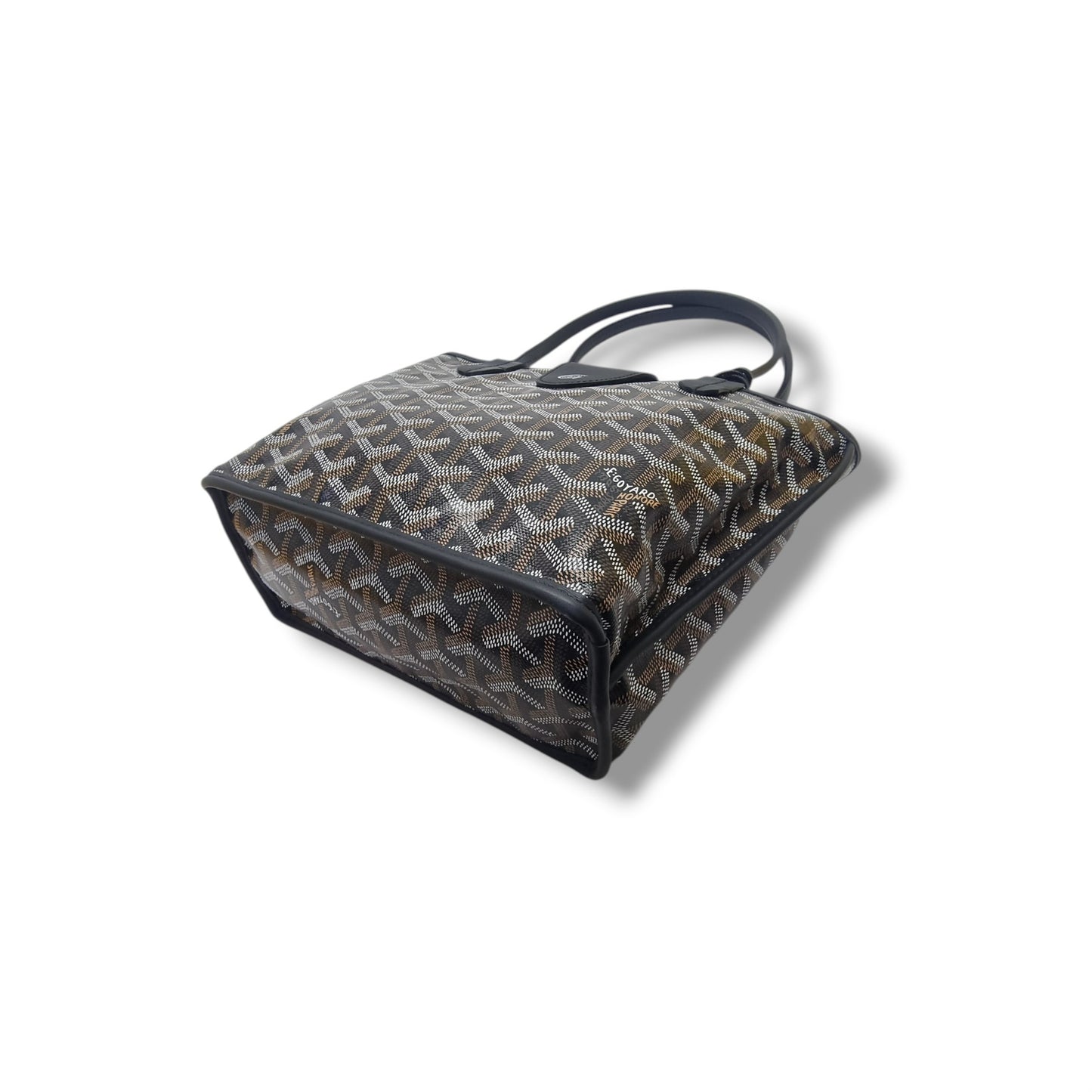 Goyard Anjou Mini Goyardine Canvas (Black/Tan)