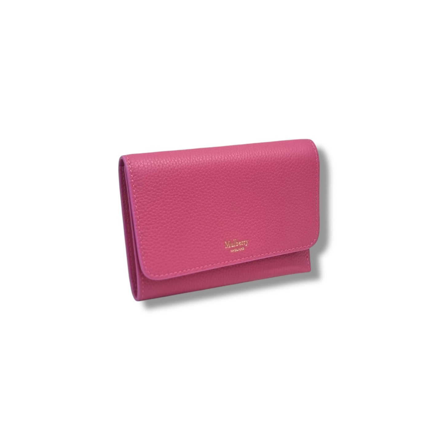 Mulberry Continental Key Pouch Leather Ghw (Pink)