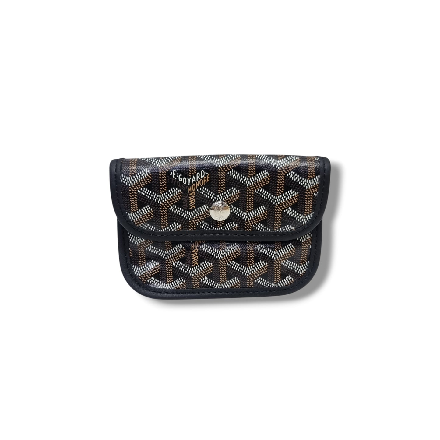 Goyard Anjou Mini Goyardine Canvas (Black/Tan)