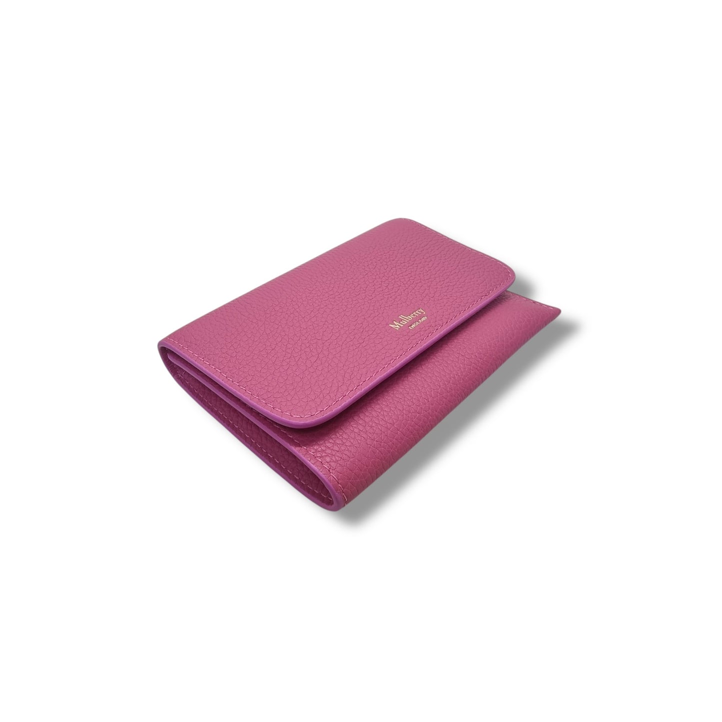 Mulberry Continental Key Pouch Leather Ghw (Pink)