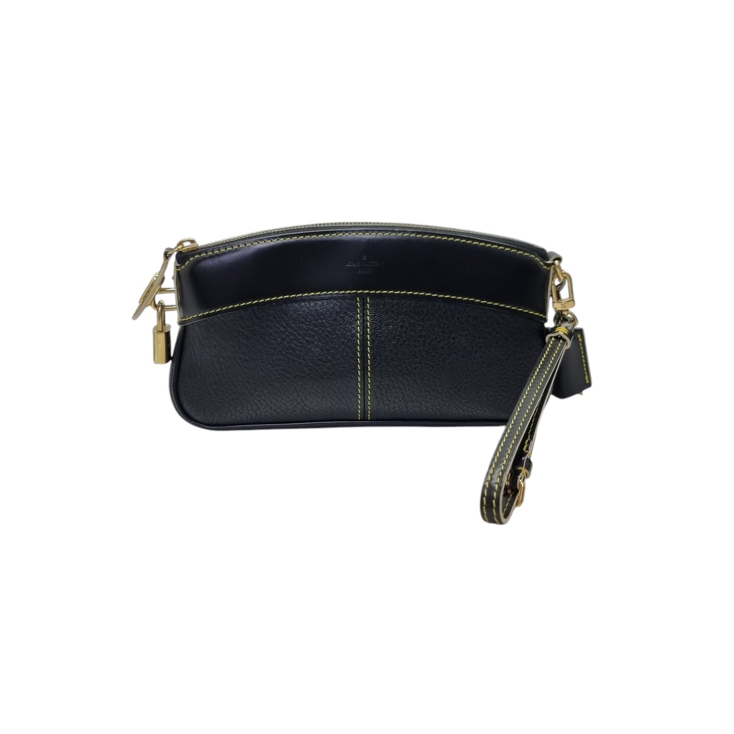 Louis Vuitton Suhali Leather Clutch Ghw (Black)