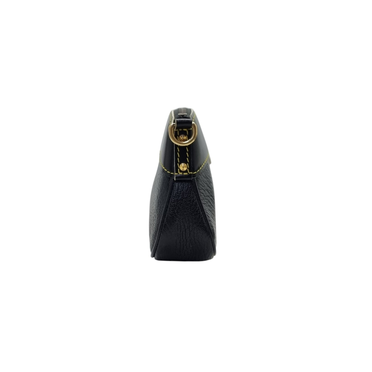 Louis Vuitton Suhali Leather Clutch Ghw (Black)
