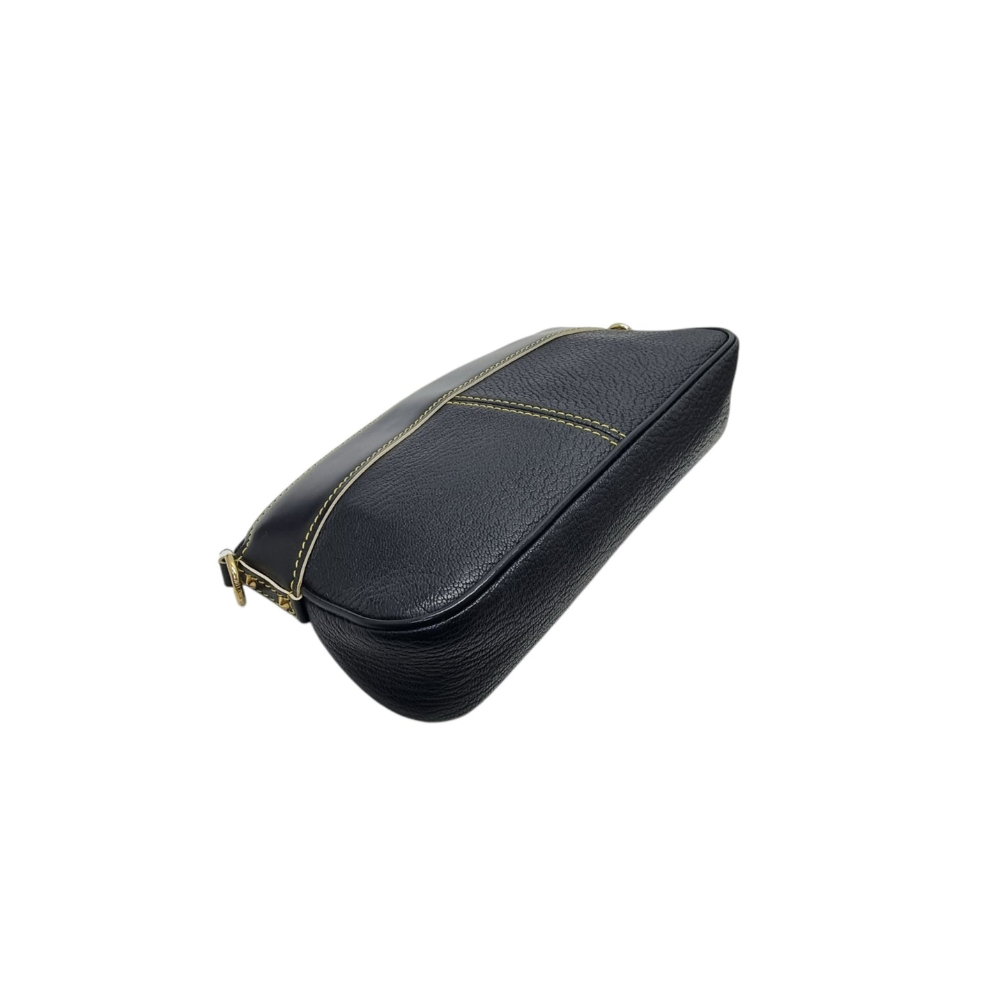 Louis Vuitton Suhali Leather Clutch Ghw (Black)