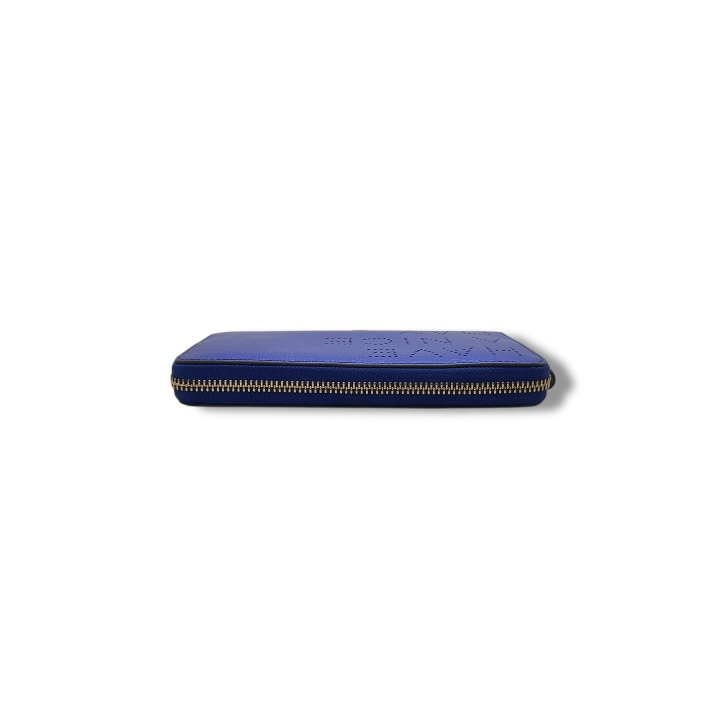 Anya Hindmarch Zippy Wallet Ghw (Electric Blue Metallic Capra)