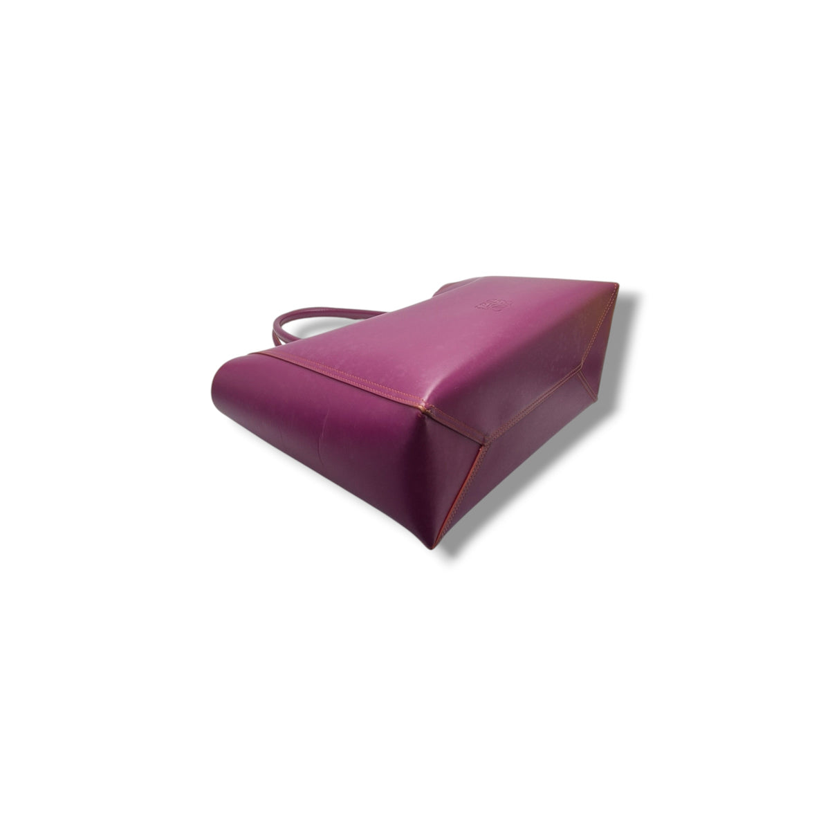 Loewe Leo Leather Tote Shw (Fuchsia/Orange)
