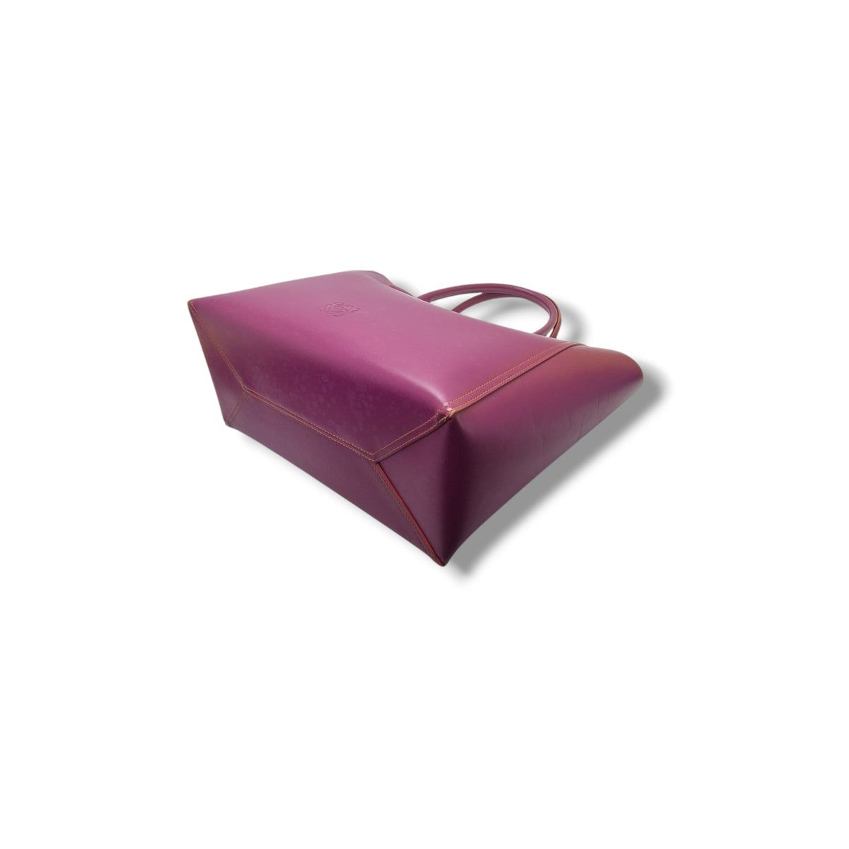 Loewe Leo Leather Tote Shw (Fuchsia/Orange)
