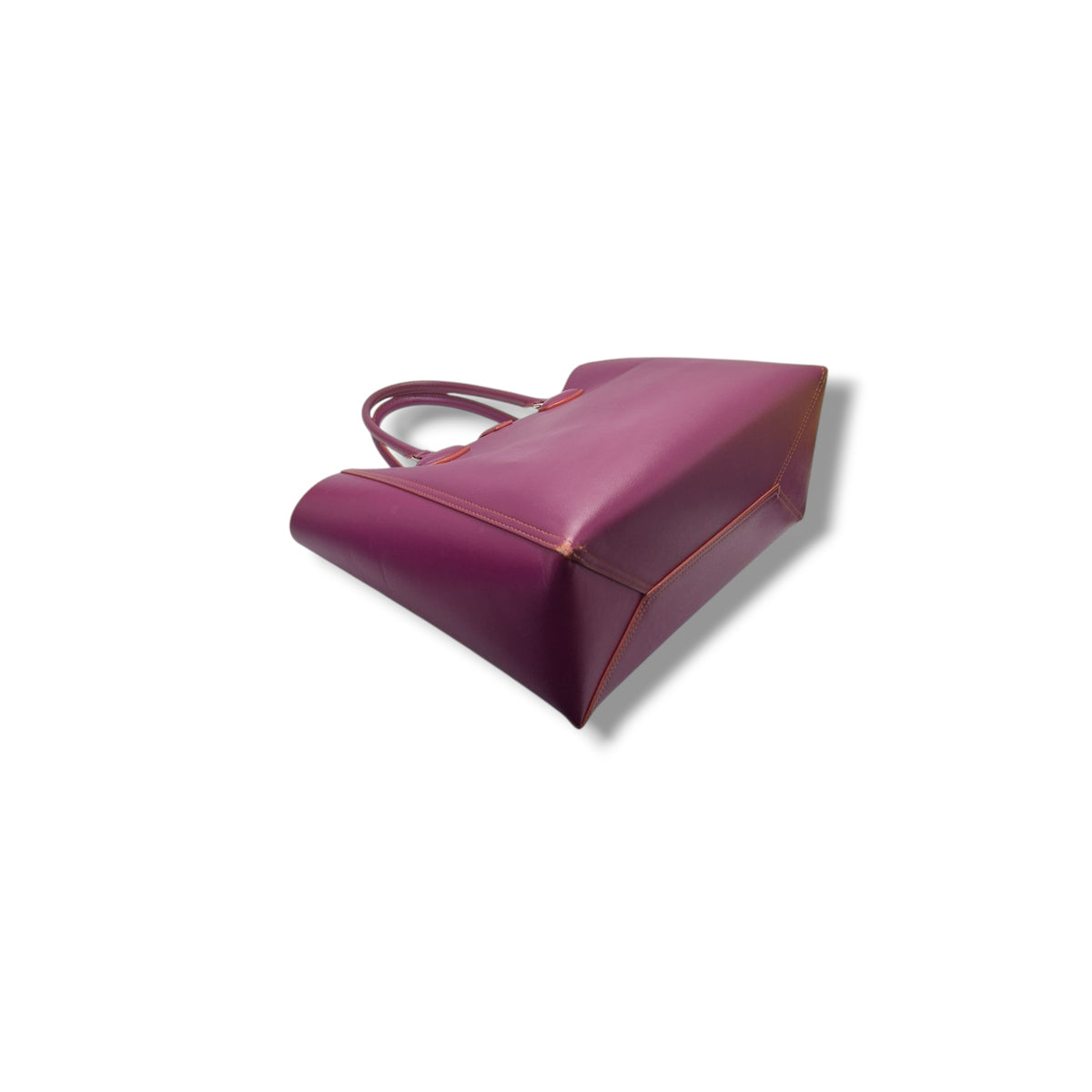 Loewe Leo Leather Tote Shw (Fuchsia/Orange)
