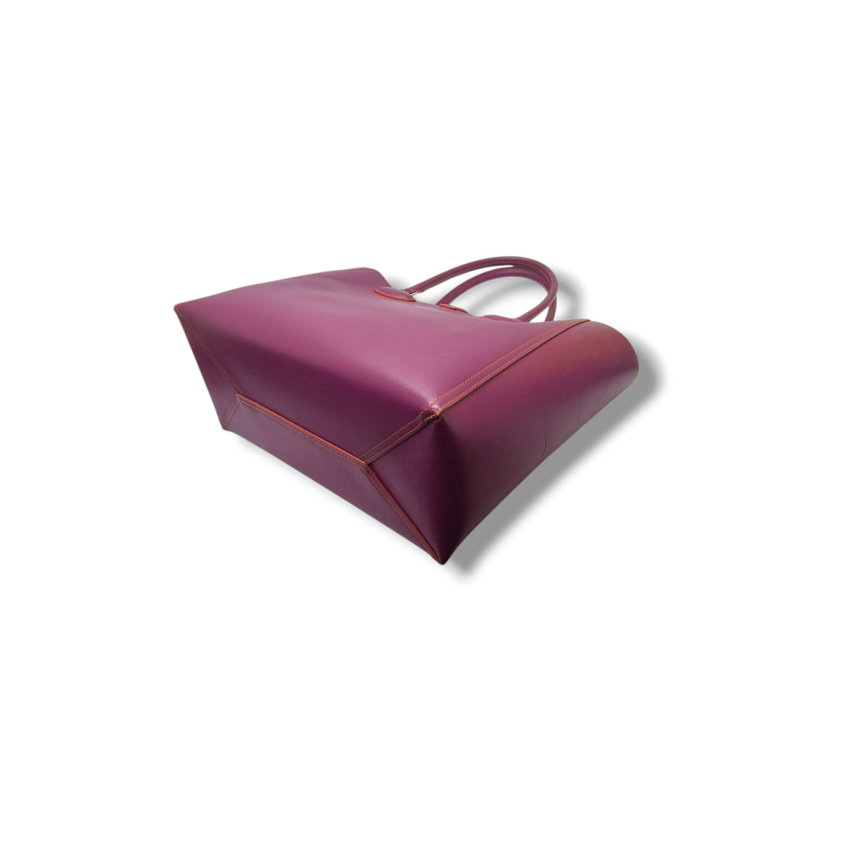 Loewe Leo Leather Tote Shw (Fuchsia/Orange)