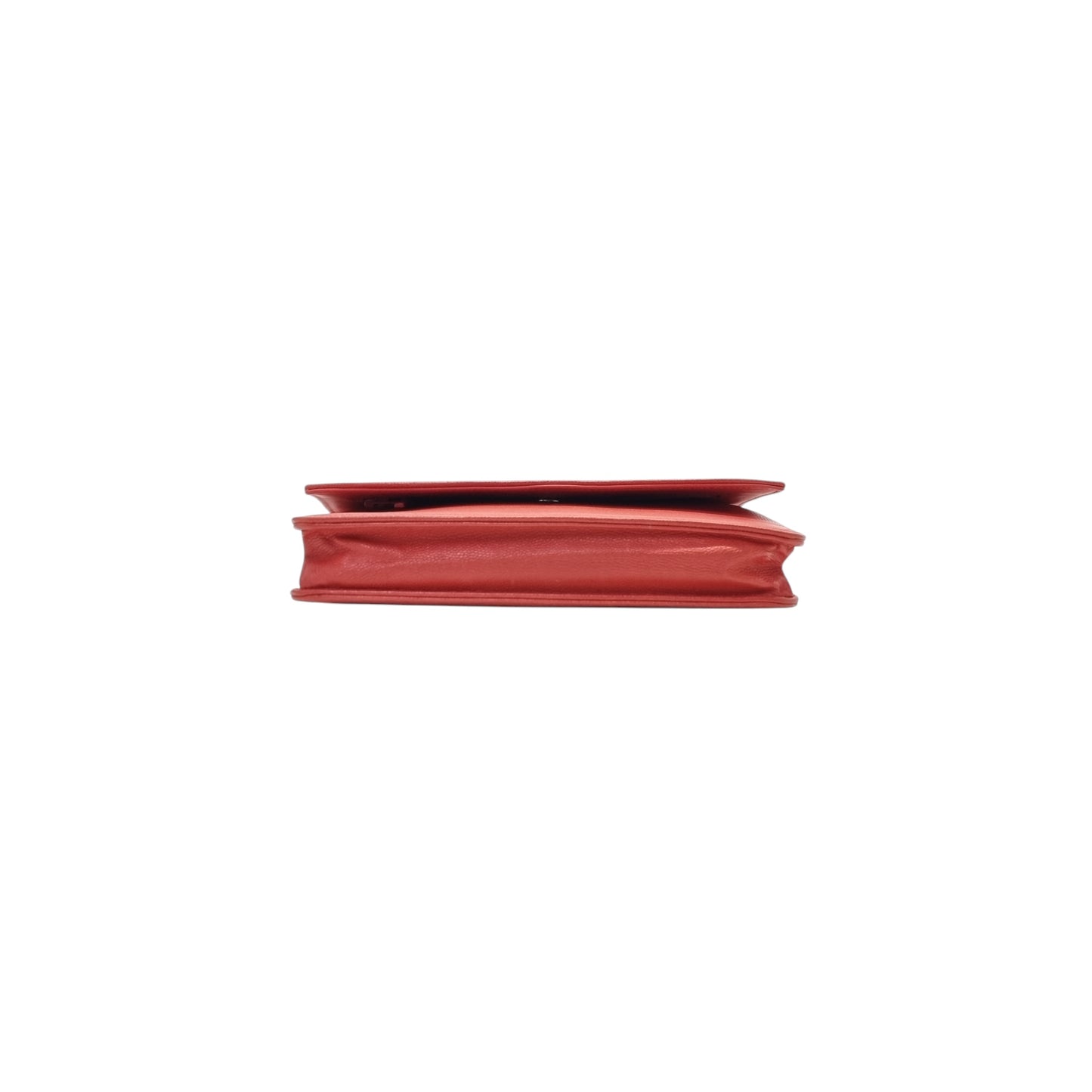 Chanel Wallet On Chain Classic Timeless Leather Shw (Red)