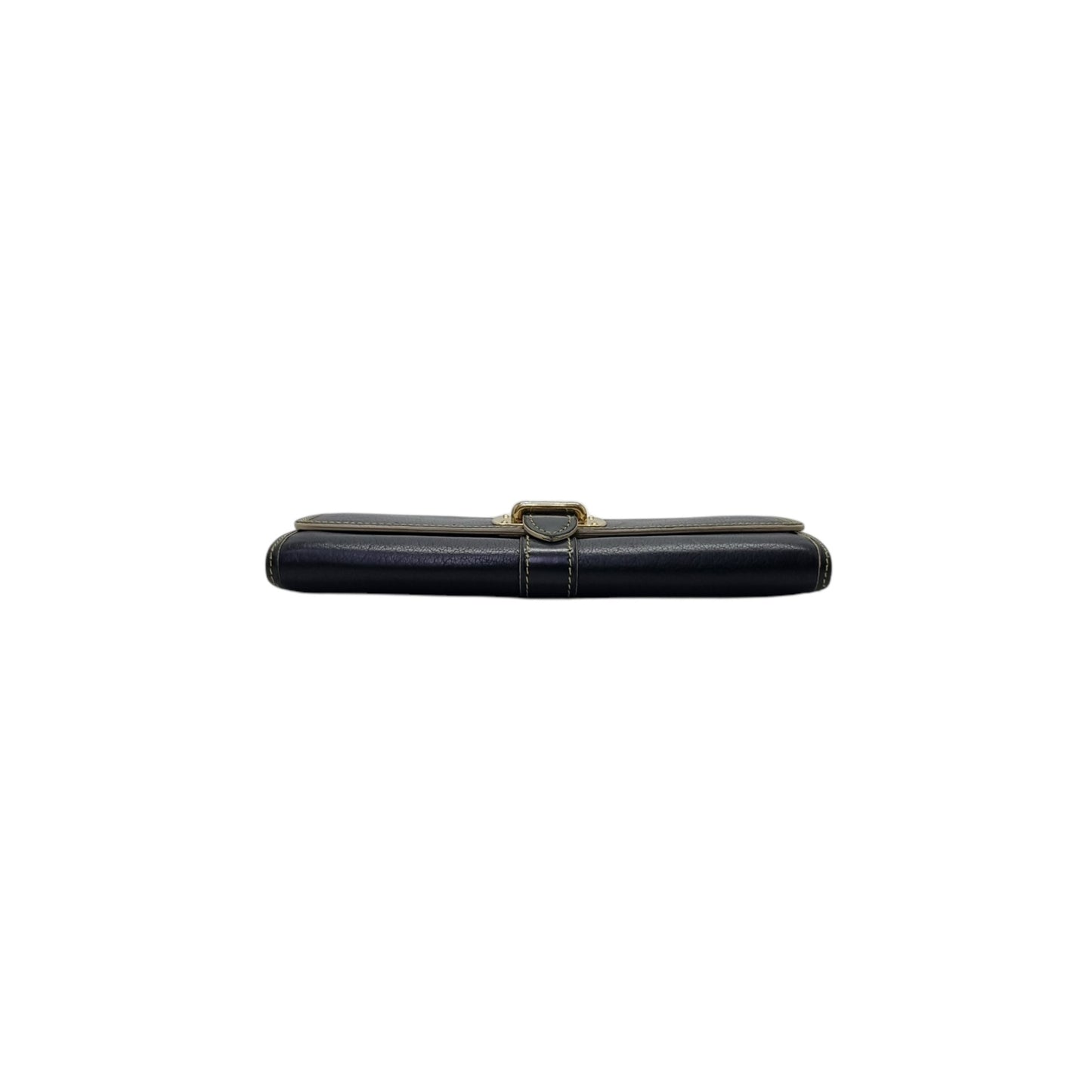 Louis Vuitton Suhali Le Favori Leather Wallet Ghw (Black)