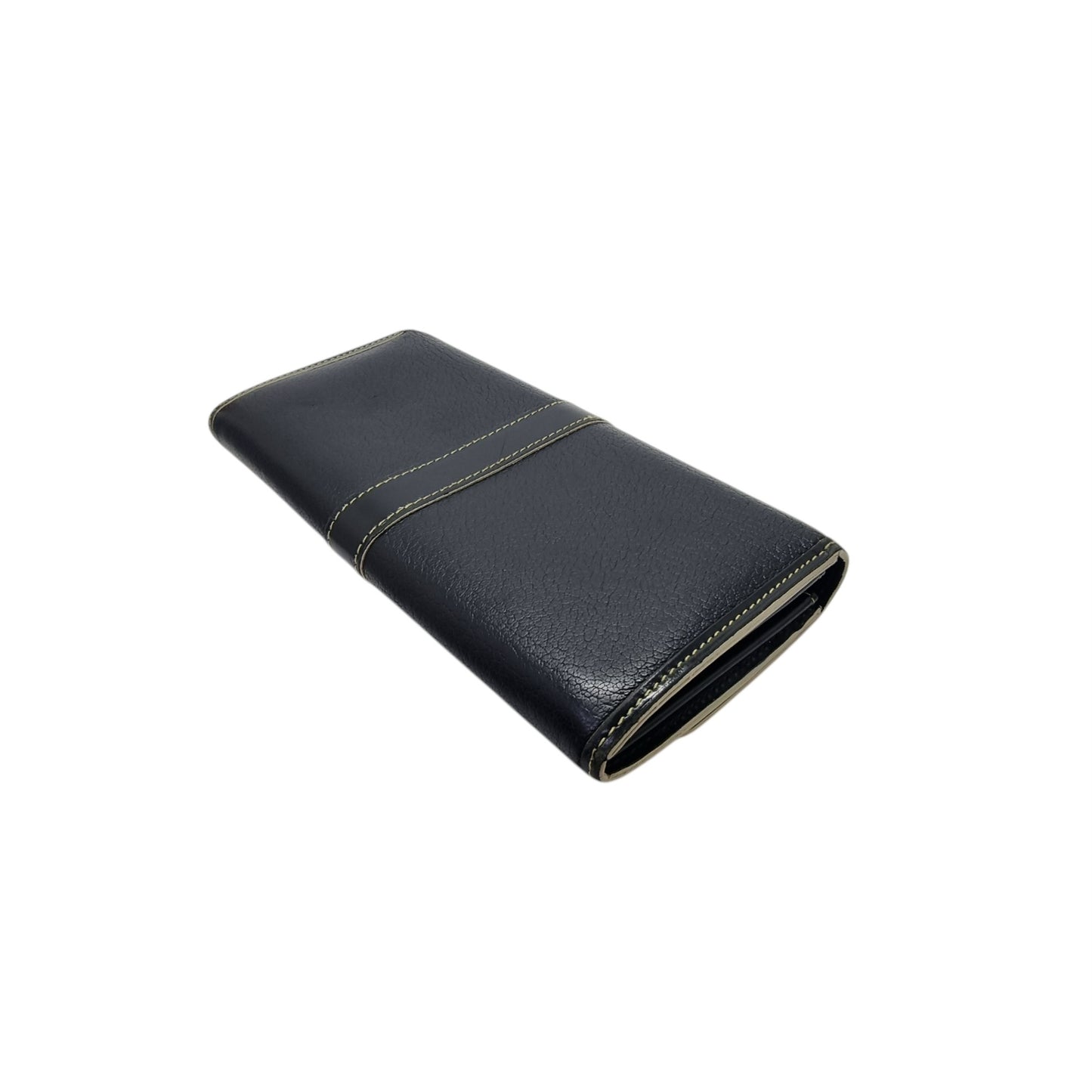 Louis Vuitton Suhali Le Favori Leather Wallet Ghw (Black)