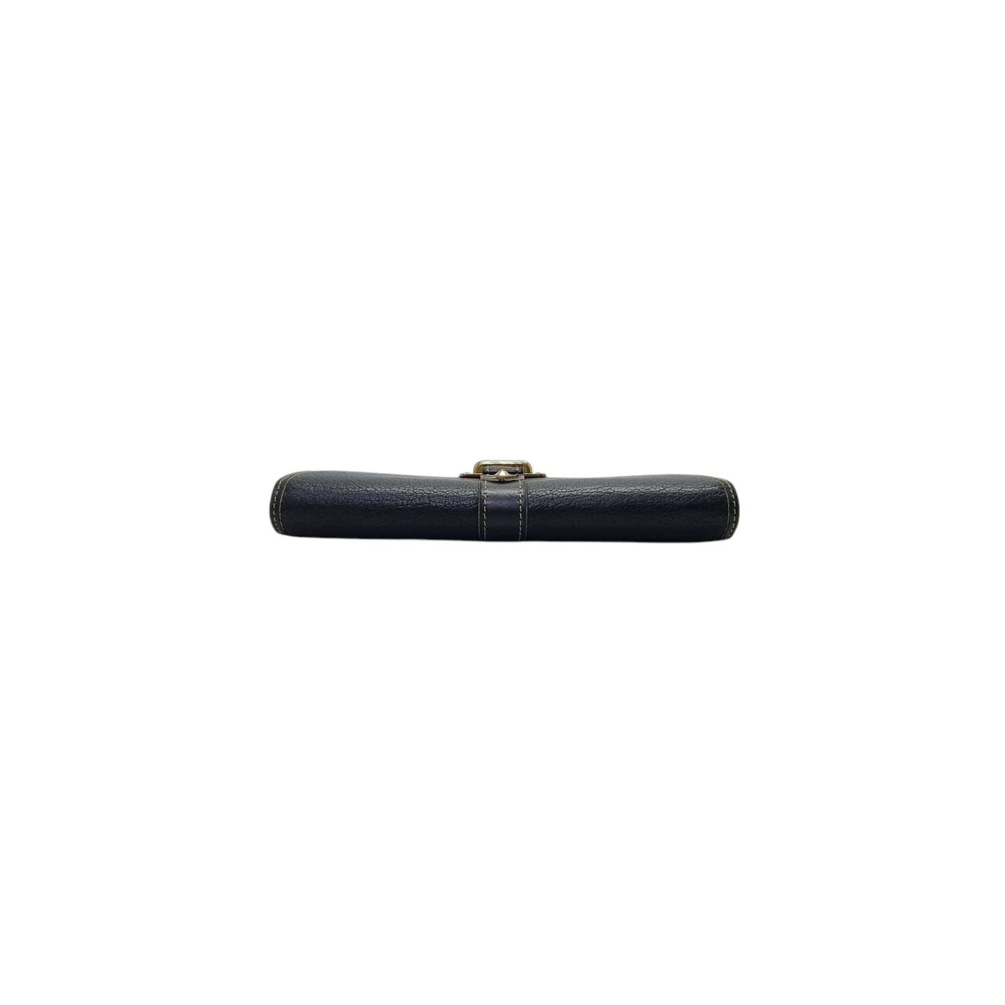 Louis Vuitton Suhali Le Favori Leather Wallet Ghw (Black)