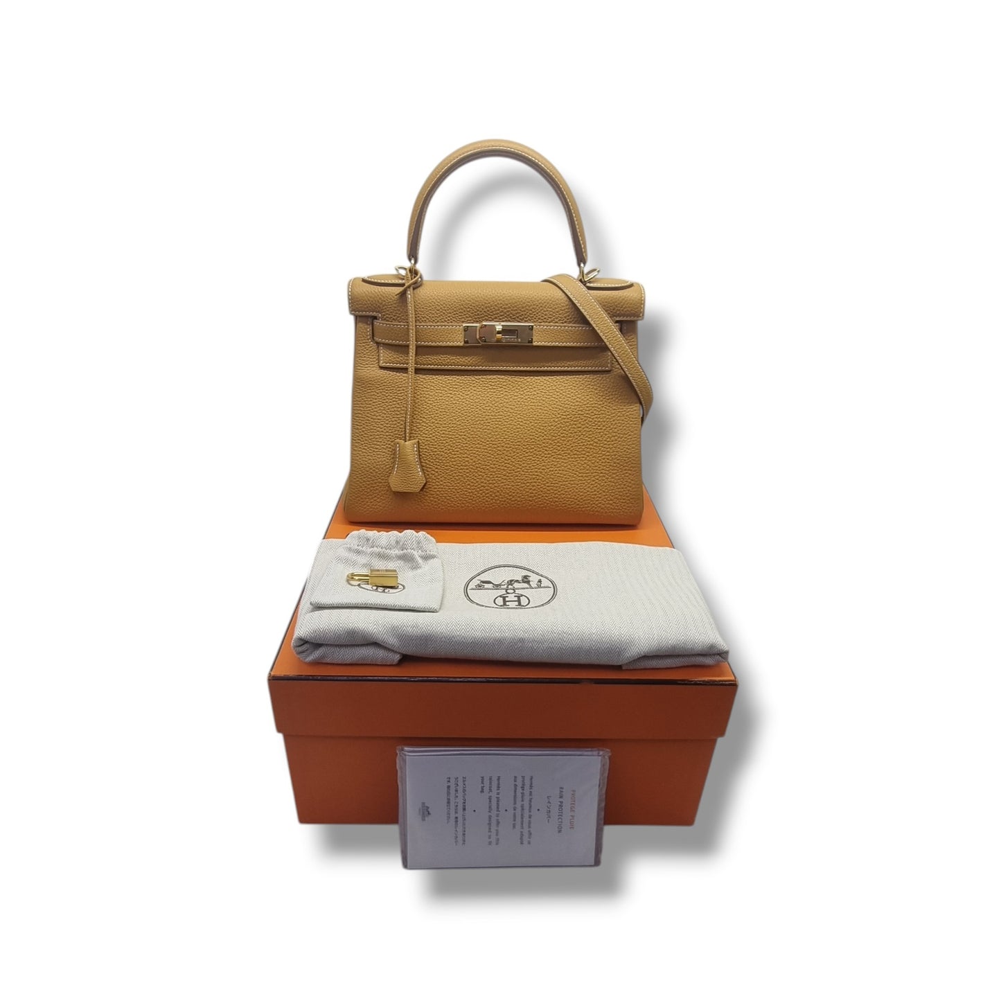 Hermes Kelly 28 Togo Ghw (Biscuit)