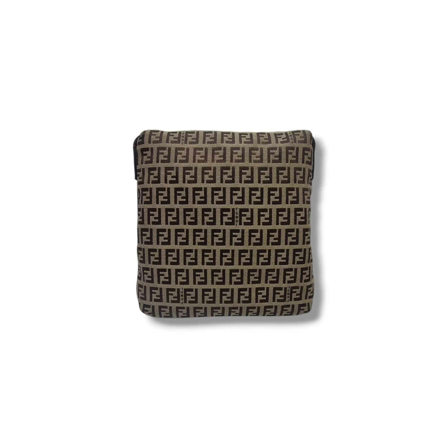 Fendi Zucchino Canvas Crossbody Ghw (Brown)