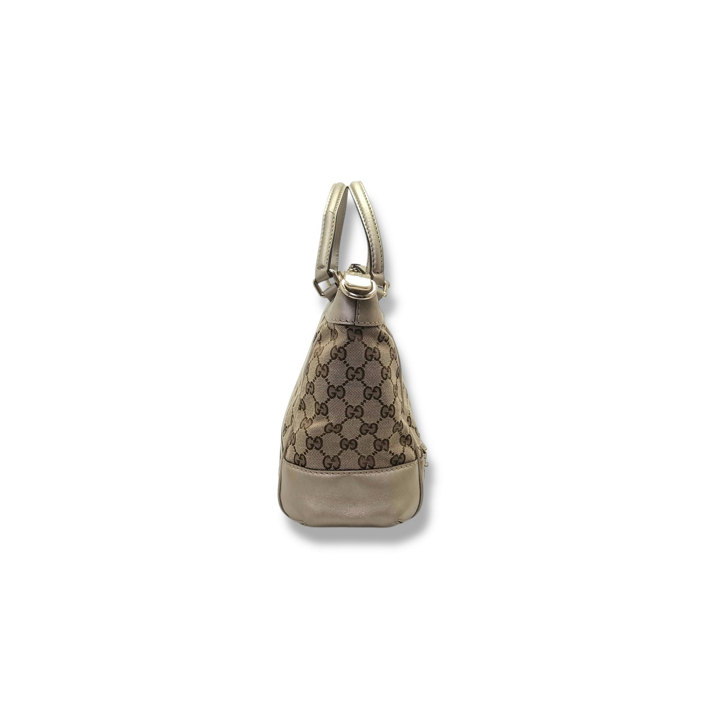 Gucci GG Canvas Mayfair Bow Tote Ghw (Gold/Beige)