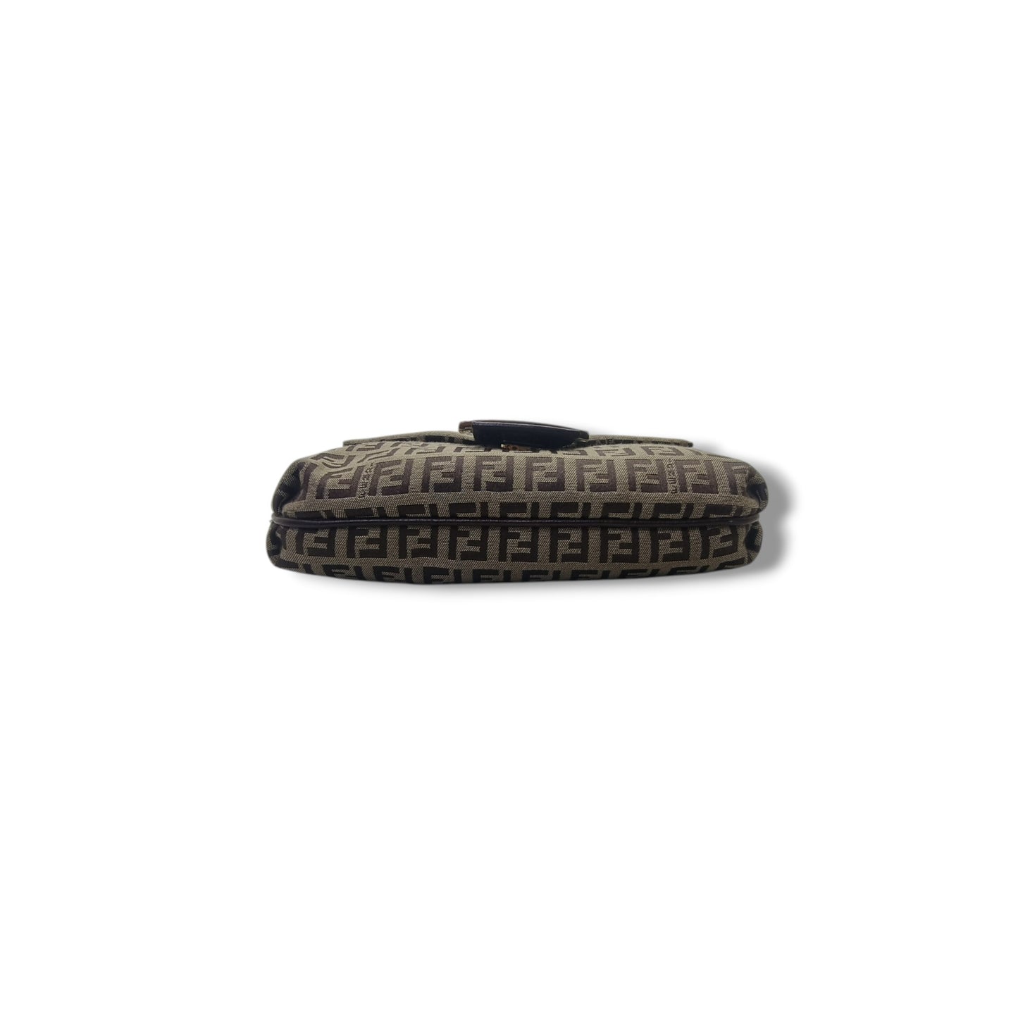 Fendi Zucchino Canvas Crossbody Ghw (Brown)