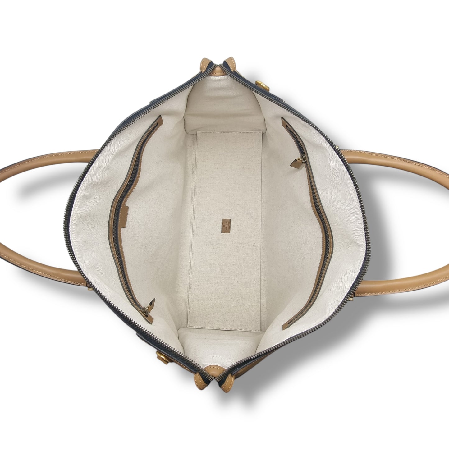 Gucci GG Bauletto Duffle Extra Large Canvas Bag Ghw (Black/Brown)