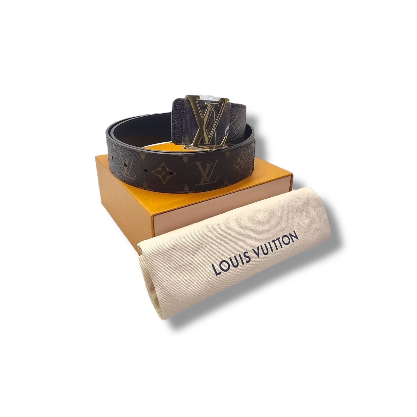 Louis Vuitton Belt Initiales Reversible Monogram Ghw
