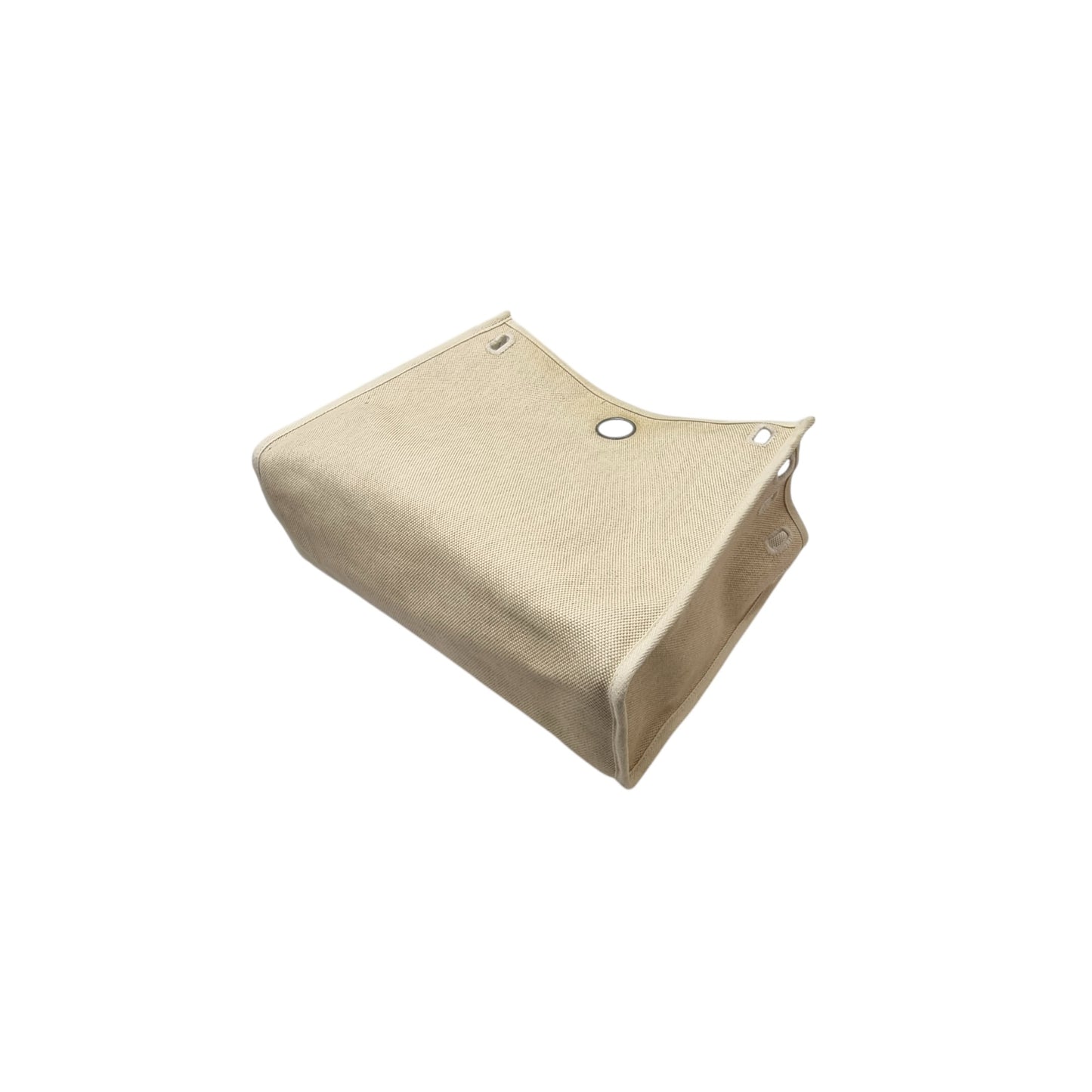 Hermes Herbag Pm 31 (2 in 1) Palladium Plated Hw (Dark Blue/Beige)