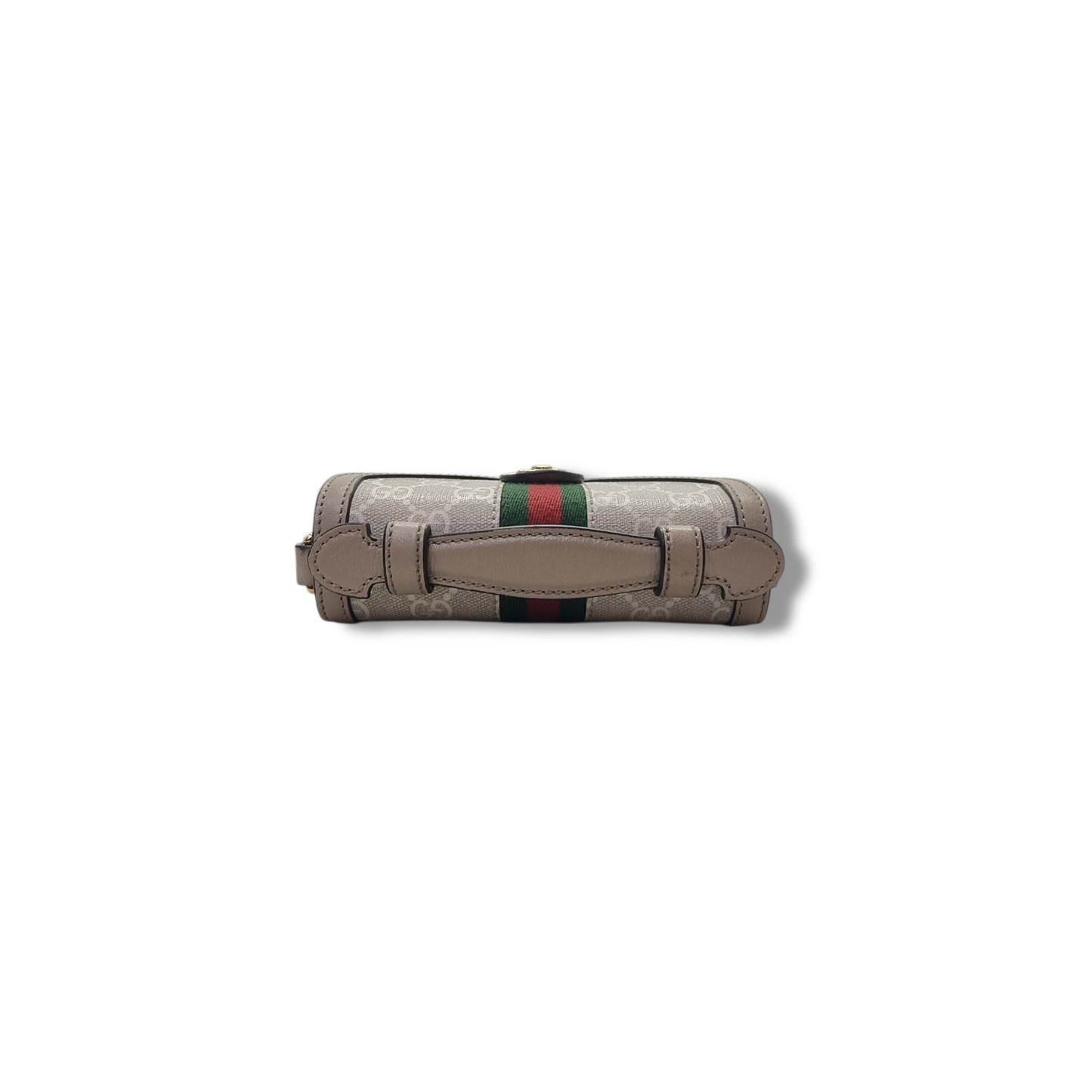 Gucci GG Supreme Canvas Ophidia Lock Mini Crossbody Bag Ghw (Beige)