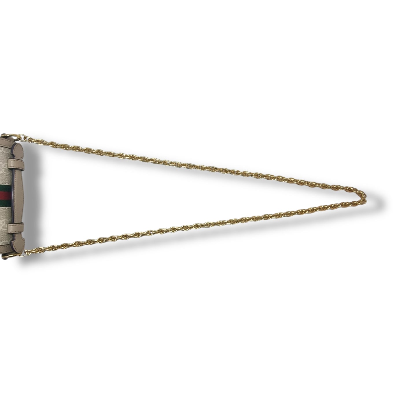 Gucci GG Supreme Canvas Ophidia Lock Mini Crossbody Bag Ghw (Beige)