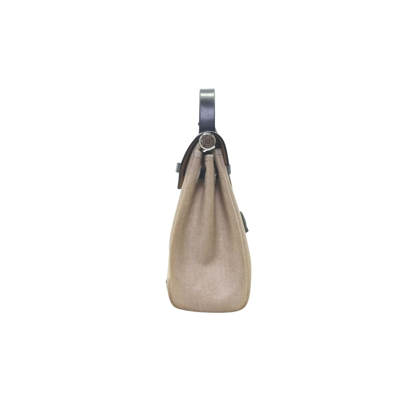 Hermes Herbag 2 IN 1 Canvas Backpack Phw (Beige/Black)