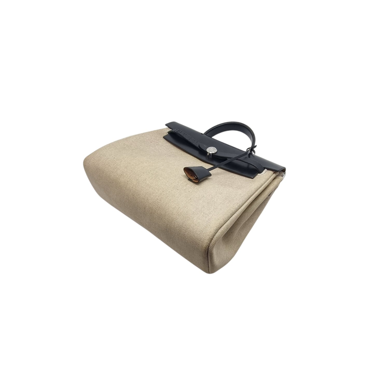 Hermes Herbag 2 IN 1 Canvas Backpack Phw (Beige/Black)