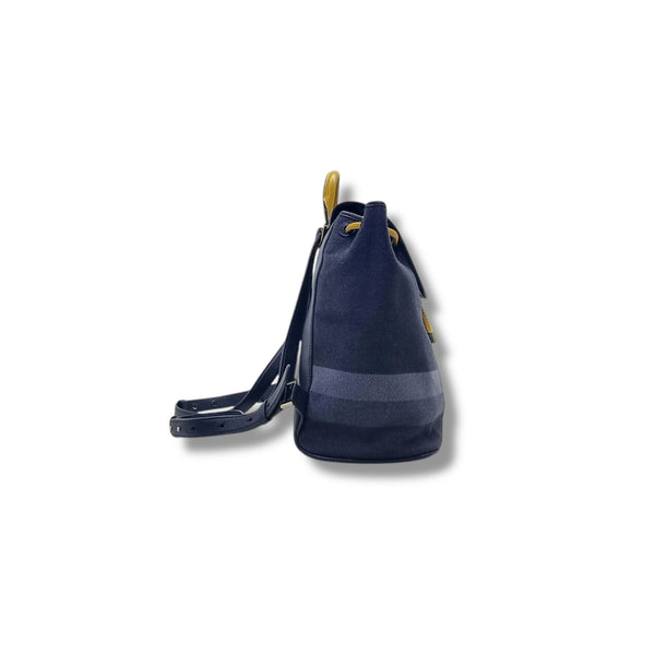 Kate Spade Sinch Denim Leather Backpack Medium Shw (Blue)